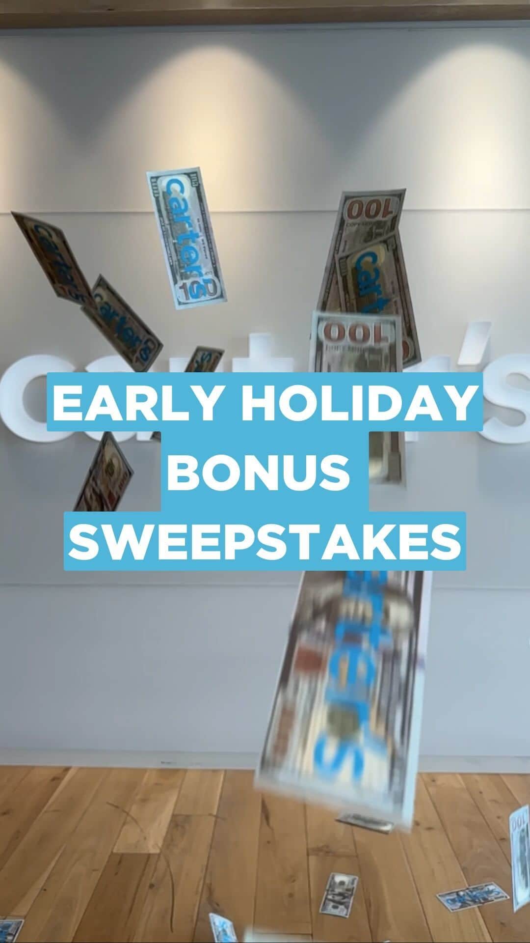 カーターズのインスタグラム：「✨GIVEAWAY✨ We’re kicking off the festivities early, and you could be the lucky winner of a $500 gift card! 🌟  To add some extra holiday cheer, enter our Early Holiday Bonus Giveaway by:  ✨Following @carters ✨Liking this post ✨Tagging a friend in the comments  Best of luck, and let the holiday magic begin!   NO PURCHASE NECESSARY. Holiday Parent Bonus Giveaway is open to legal residents of the 50 U.S., DC, U.S. territories and PR, 18 yrs. and older. Void where prohibited. Sweepstakes begins October 13, 2023 on or about 12:00 AM ET and ends October 15, 2023 at 11:59 PM ET. For Official Rules visit carters.com/holidayparent. Sponsored by The William Carter Company, 3438 Peachtree Road NE, Suite 1800, Atlanta, GA 30326.」