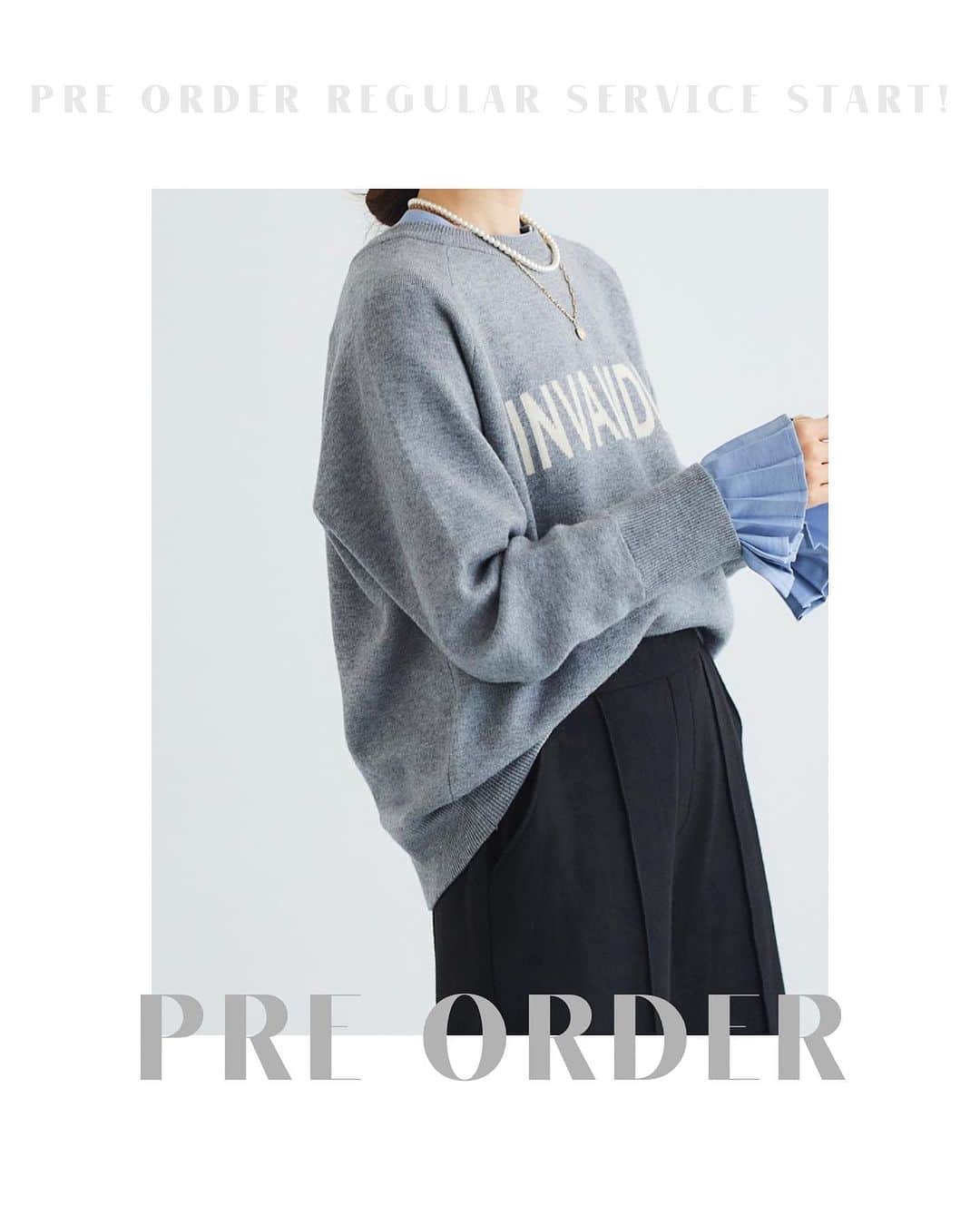 le. coeur blancのインスタグラム：「. \ 📣予約購入でポイントUP / PRE ORDERサービススタート ！ ⁡ 本日からオンラインストアにて、予約アイテムご購入でポイント還元率がUPするサービスがスタートしました！ ⁡ いつでも予約アイテムをお得にGETできます◎ これまでご利用頂いていた方も、まだの方も この機会にぜひご利用くださいませ✨ ⁡ ▶︎ ハイライトから「PRE ORDER」をチェック！ ⁡ ⁡ | item | ⁡ ダブルジャガードロゴニット ¥10,450 no. 3038024307 ⁡ ツイードライクワイドクロップドパンツ ¥12,980 no. 3038053500 ⁡ _____________________ < 𝗶𝗻𝘀𝘁𝗮 𝗹𝗶𝘃𝗲 𝘀𝗰𝗵𝗲𝗱𝘂𝗹𝗲 > 10/13(金)、10/20(金)、10/24(火) ⁡ ※日時は変更になる場合もございます。 　詳しくは前日のストーリーズでお知らせします。 ⁡ ⁡ ⁡ ⁡ ⁡ ⁡ ⁡ ⁡ ⁡ ⁡ ⁡ ⁡ ⁡ ⁡ ⁡ ⁡ ⁡ ⁡ ⁡ ⁡ ⁡ ⁡ ⁡ #lecoeurblanc #ルクールブラン #le_23aw #autumn #winter #le_web #preorder #knit  #ロゴニット #ニット #ロゴ #ジャガード」