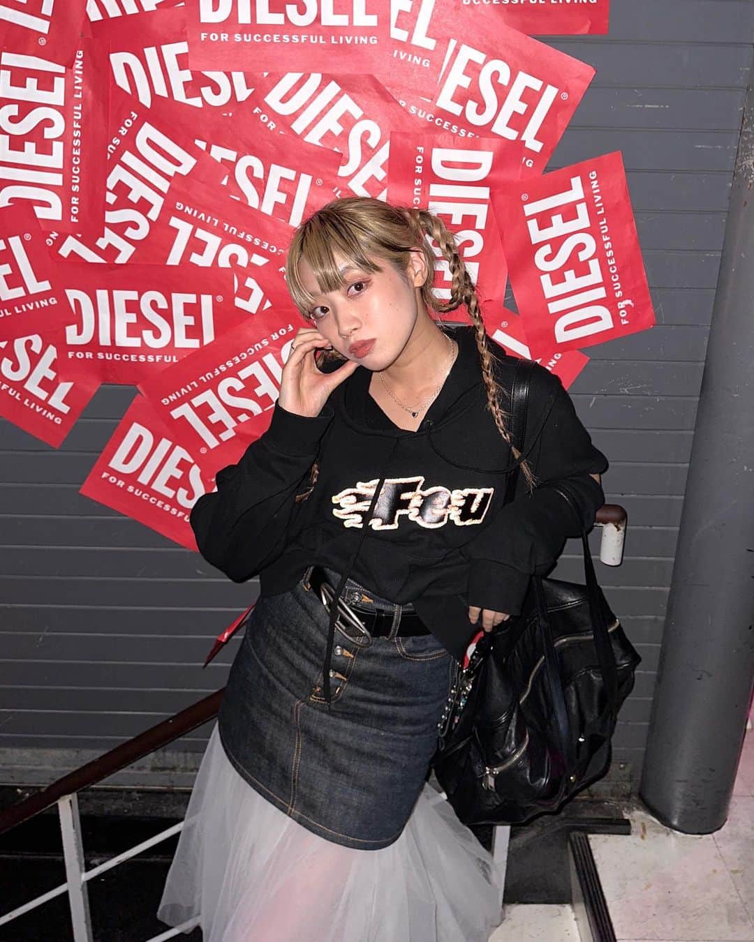 らてのインスタグラム：「@diesel 🫶🏻」