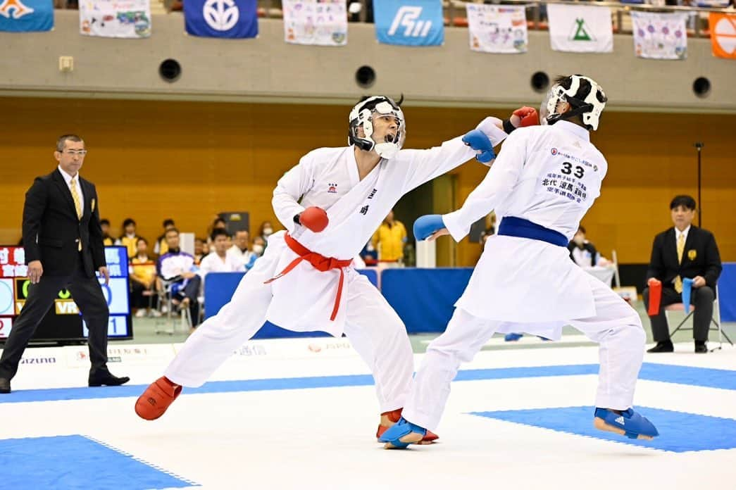 西村拳のインスタグラム：「. 🥋🤜🥇 #もゆる感動かごしま国体 #鹿児島 #空手 #優勝 #九州 #宮崎 #福岡」