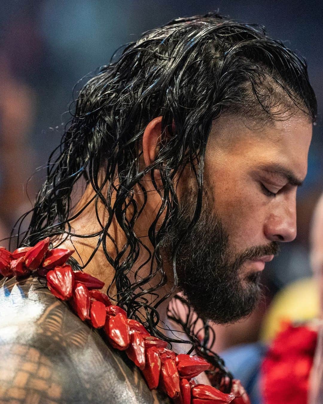 WWEのインスタグラム：「The Tribal Chief returns TONIGHT ☝️」
