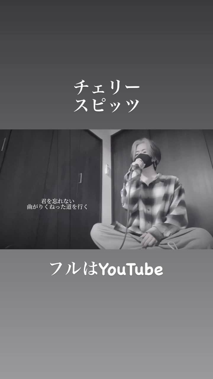 しゅんのインスタグラム：「. . . 『チェリー』/ スピッツ (cover) . . フルはYouTube . . #シズクノメ  #スピッツ #チェリー」