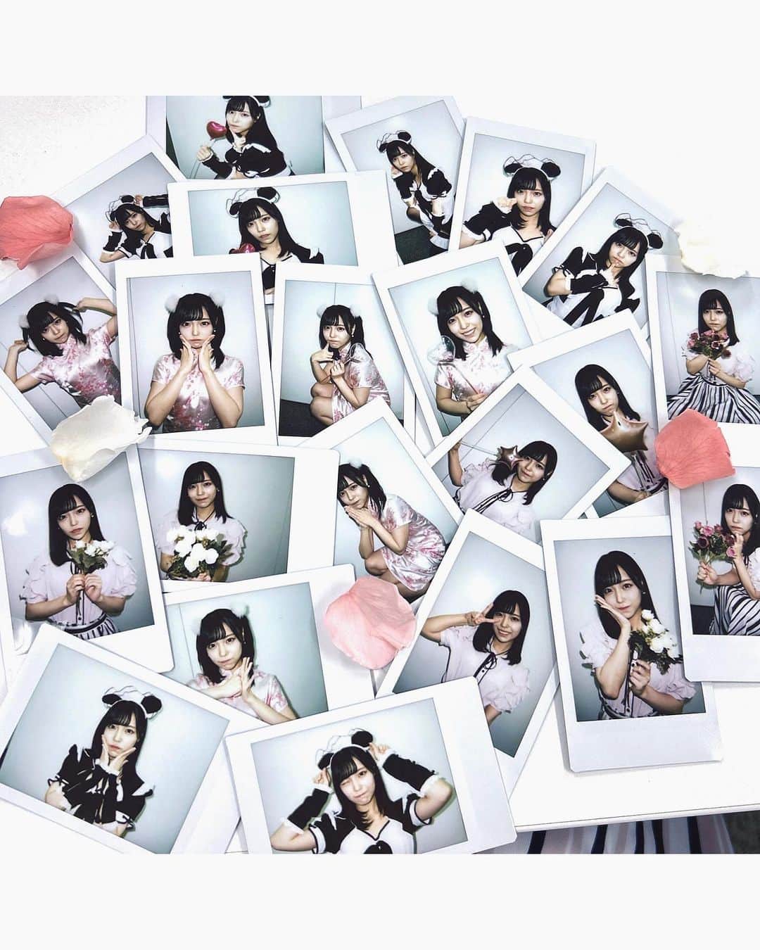 岩田陽菜のインスタグラム：「10th #君は何を後悔するのか ？  チェキ会ありがとう ございました~🌸  私服のチェキ #tops #cheek 💗 #スカート #rirandture 🤍 です！」