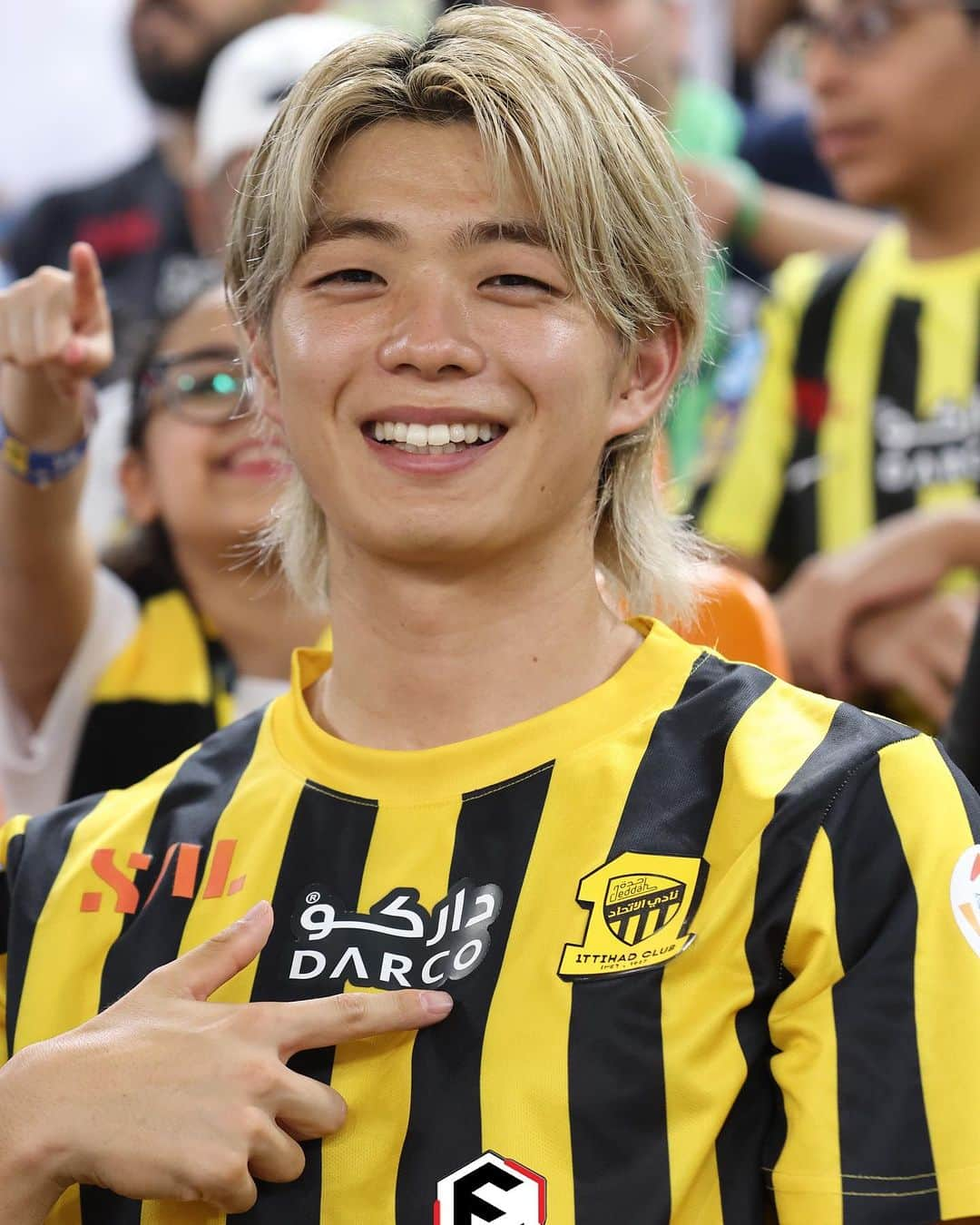 木村太陽のインスタグラム：「Al-lttihad 💛🖤💛🖤🐅🐅  #spl #football#soccer  #saudiarabia #サウジアラビア」