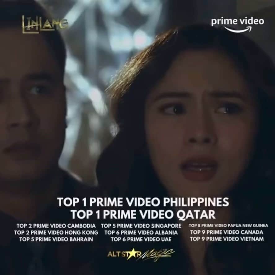 Kim Chiuのインスタグラム：「JULIANA TO AMELIA: “tama na po.”  Mga Tao na nanonood: “Cge pa!!! Dagdagan mo pa.”  Kim to the back of her head: “diamond star na sampal to, dumating na ang araw na pinapangarap ko. After the scene (aray masakit pala talaga. “TAMA NA PO!”😅) lab you nay @officialmaricelsoriano 💎💎💎 hello @1migueldeguzman #LinlangOnPrime  Nakakataba po ng pisngi este ng puso ang supporta ninyong lahat. Reading all the comments and reviews made us all feel 🥹🥲 No words just thank you so much!!! Being part of the top10 TV shows in some areas all over the world means everything to us #TeamLinlang 💙 More episodes coming every Thursday. 🔥 Episode 1-4 now up. This is only the beginning more more more to come.  Download the PRIME VIDEO app now streaming in 240 countries and territories worldwide.💙 @primevideoph  Cto for the video from X world.」