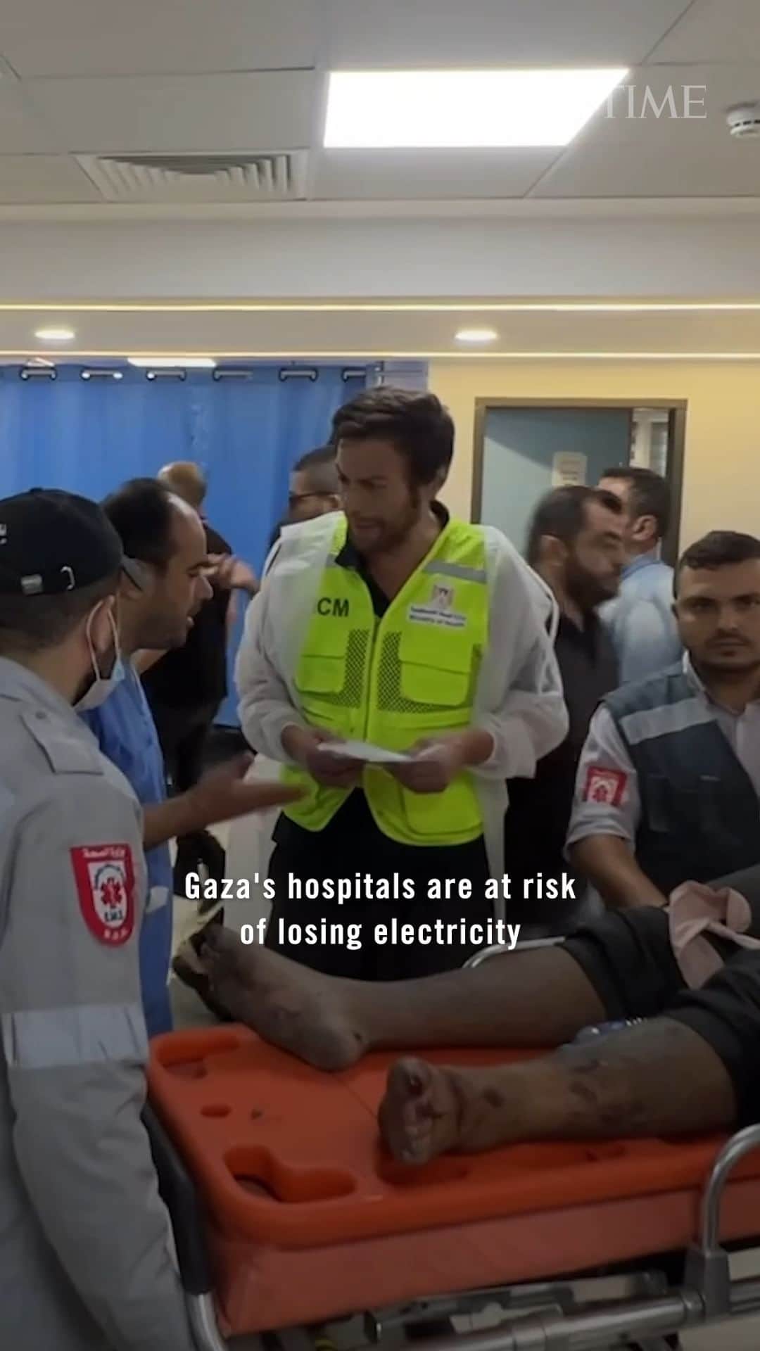 TIME Magazineのインスタグラム：「Following the Hamas attack on Israel on Oct. 7, Israel has bombarded Gaza, where Israeli hostages are being held, leading more than 2 million Palestinians to lose electricity and causing hospitals to ration power.」