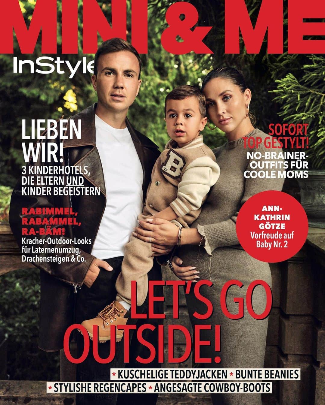 アン・キャサリン・ボメルのインスタグラム：「Das Warten hat ein Ende! 💫 Unsere neue @instyleminiandme-Ausgabe mit der schwangeren @AnnKathrin Götze, Fußballer @MarioGotze und ihrem dreijährigen Sohn Rome auf dem Cover ist da. Ab morgen über instyle-abo.de/specials erhältlich! ♥️  . Fotos: Markus Jans @markusjans Styling: Lynn Schmidt @lynnsstyle . #instyle #instyleminiandme #annkathringötze #mariogötze」