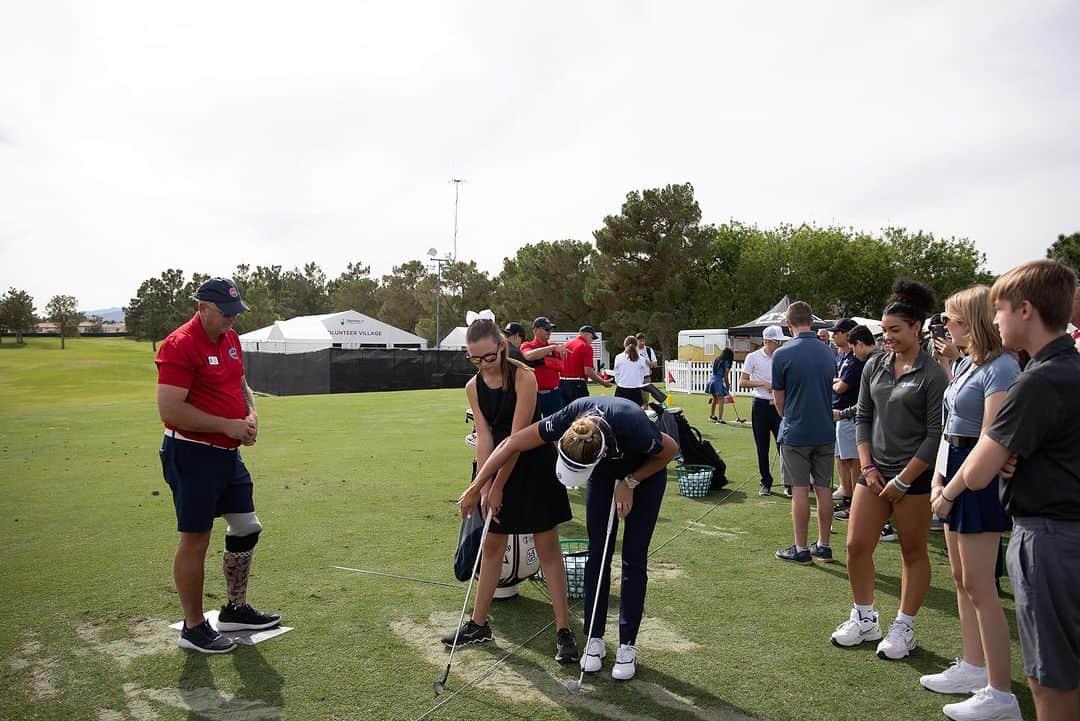 レクシー・トンプソンさんのインスタグラム写真 - (レクシー・トンプソンInstagram)「Big thanks to @Lexi Thompson for visiting our @usadaptivegolfalliance clinic and sharing tips with our @shrinershospitals Standard Bearers!」10月14日 9時20分 - lexi