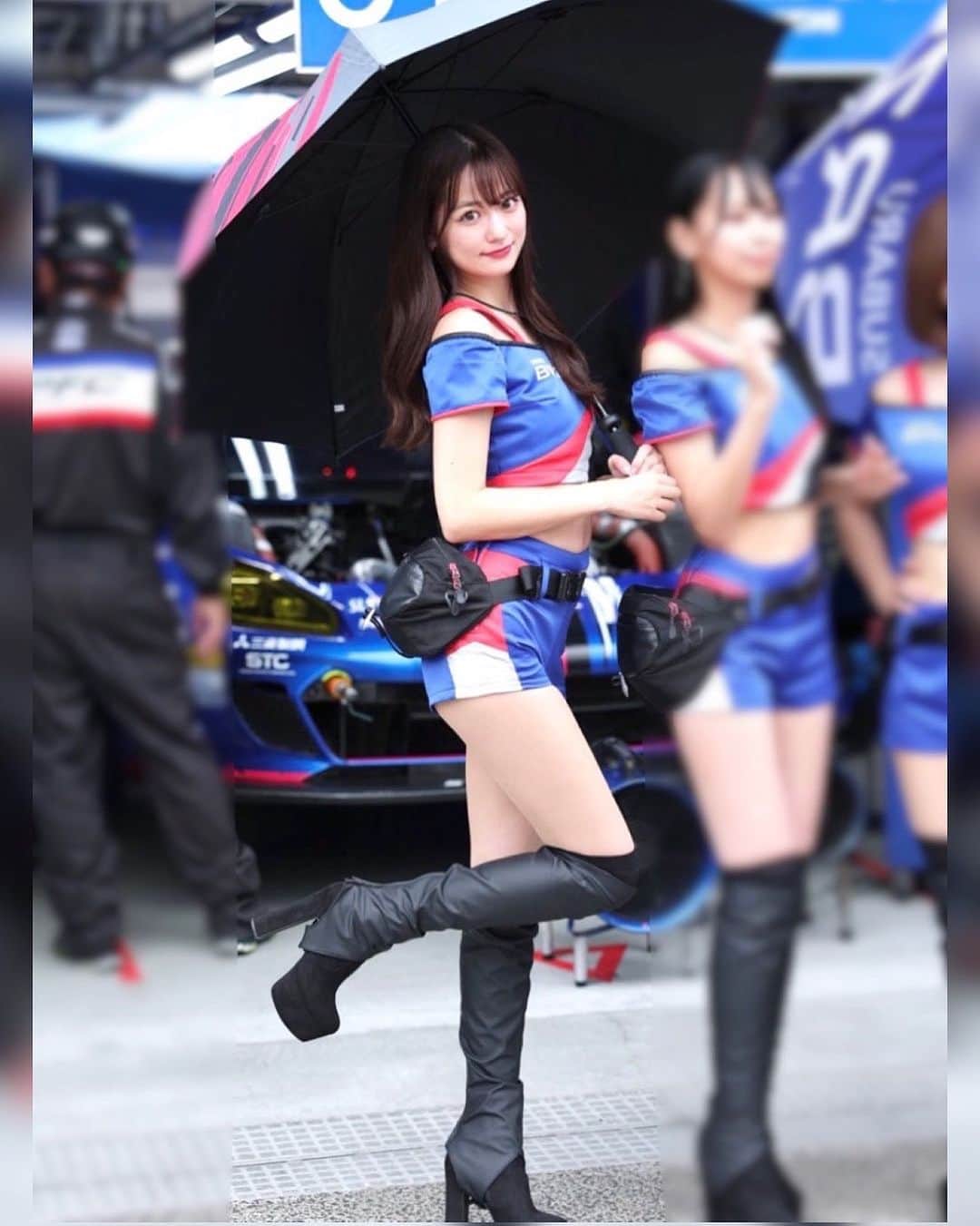 りなぴよのインスタグラム：「💙  SUPERGT Rd.7 61号車の応援よろしくお願いします！  ・」