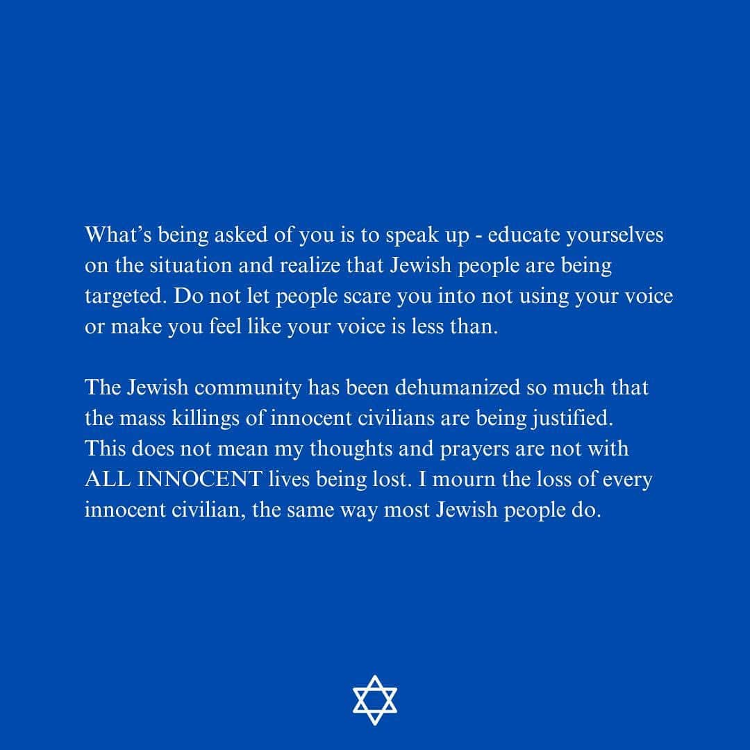アンドリュー・ウォーレンさんのインスタグラム写真 - (アンドリュー・ウォーレンInstagram)「I don’t have all the answers, but I felt the need to share my thoughts. I was upset when I saw a lot of your silence when innocent Jewish lives were taken, silence from the same people who stand up for everyone else. It’s been as if those Jewish lives were unimportant and secondary. I also feel a huge sadness for all innocent lives taken, especially little children and babies.   We have to use our voices to stop the antisemitic rhetoric that is floating across social media.   #neveragainisnow」10月14日 8時59分 - adwarren