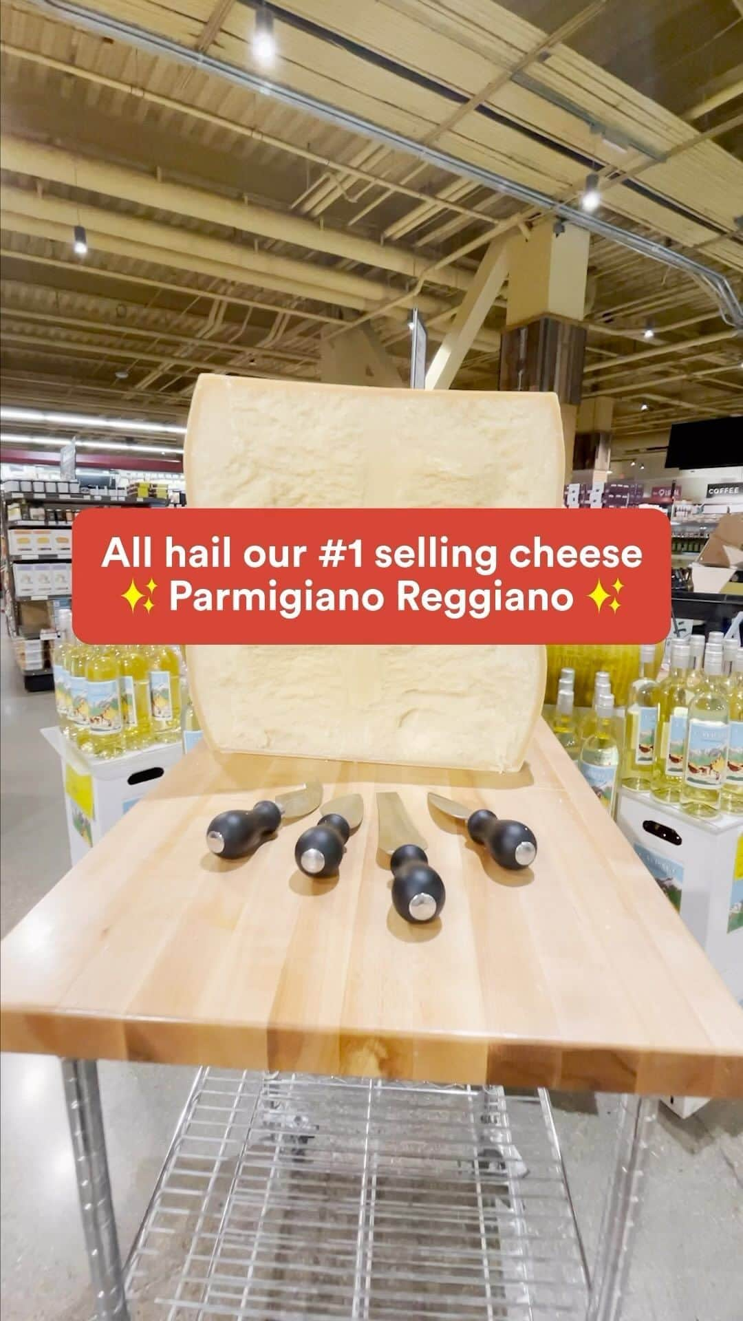 Whole Foods Marketのインスタグラム：「No other cheese compares to this crumbly goodness 🧀 through 10/15, get 28% off Mitica Parmigiano Reggiano cheese with Prime 🇮🇹」