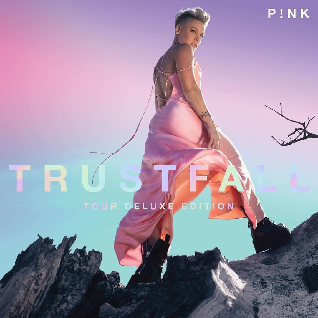 P!nk（ピンク）のインスタグラム：「TRUSTFALL DELUXE! Featuring 2 exclusive, unheard tracks plus some of my favorite live performances from the 2023 #SummerCarnivalTour is all yours on 12/1 🎉  I can't wait for you to experience them!! Pre-save link in bio.」