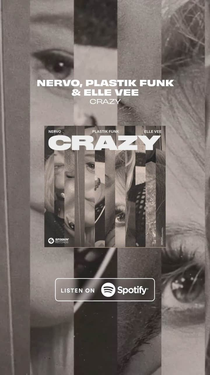 NERVOのインスタグラム：「Happy release day‼️🆕🆕 is it time to get crazy? We think it is 🥰🥰💃🕺  ✨C R A Z Y✨ is OUT NOW everywhere! We had so much fun making a house edit of this classic tune with @plastikfunk and @elleveemusik mesmerizing vocals. Let us know what you think and show off your dance moves to it so we can share 🔥🔥🎯🎯  🔗 ‘CRAZY’ OUT NOW - Link in bio!   (TT credits: danshaper)」