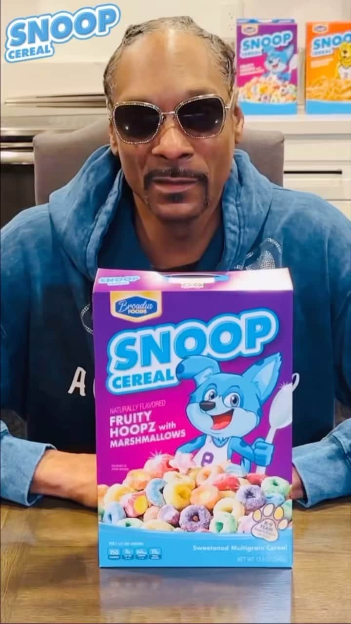 スヌープ・ドッグのインスタグラム：「If you’re looking for @snoopcereal go to @albertsons and @ralphsgrocery and get the hook now. @masterp @post_cereals」
