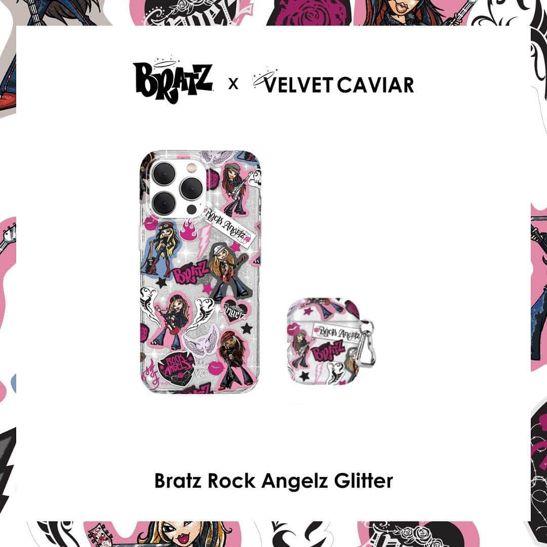 VELVETCAVIARさんのインスタグラム写真 - (VELVETCAVIARInstagram)「Bratz Rock Angelz x Velvet Caviar Drops Tomorrow 10/18 AT 12 PM EST! 💋🤘🎸」10月18日 0時00分 - velvetcaviar