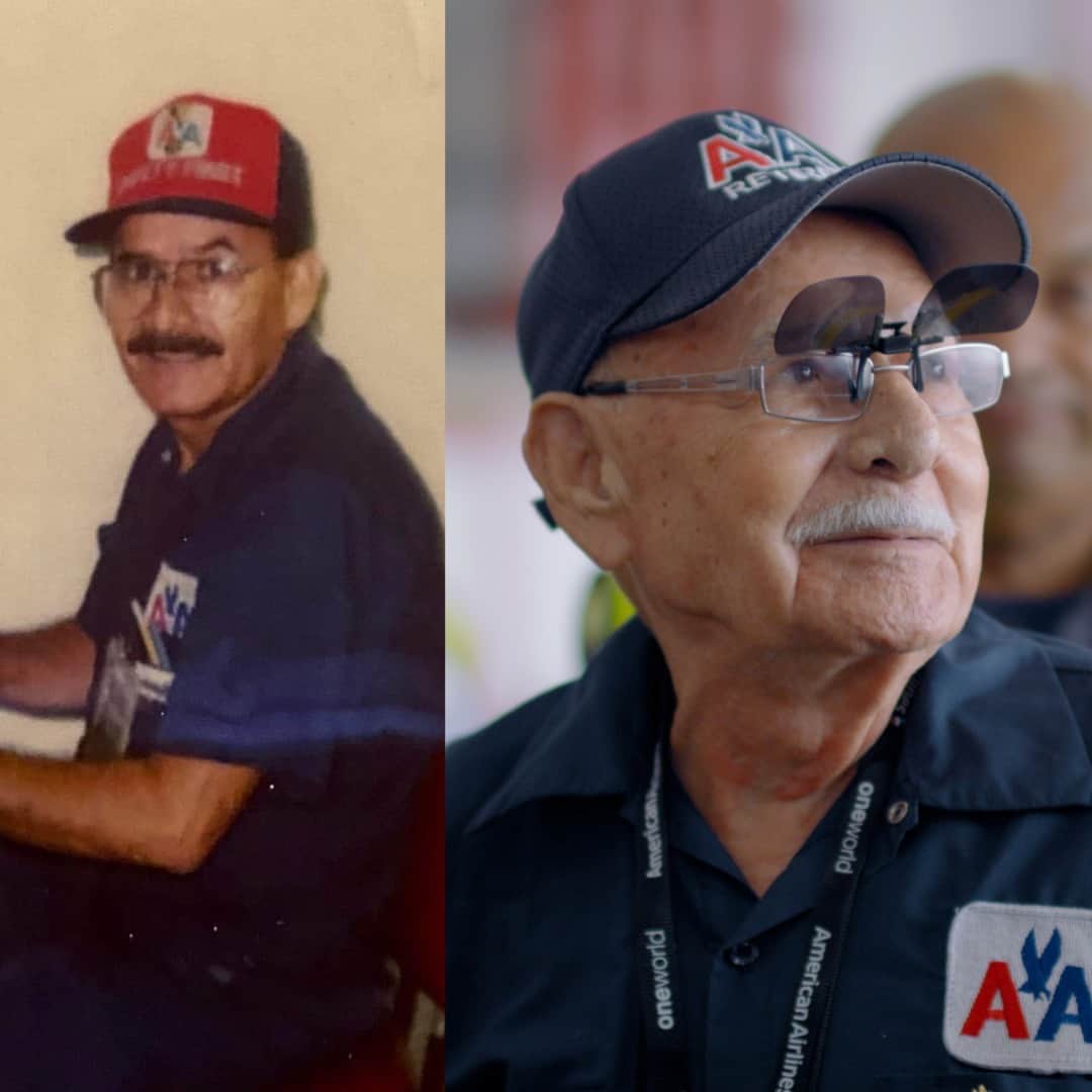 アメリカン航空のインスタグラム：「Imagine growing up watching your father come home from work with a smile that could light up a runway. 😊 For the Rodriguez kids, these core memories of their dad, Luis Rodriguez-Sepulveda, inspired them to follow in his footsteps and work for American Airlines. Now, all four children continue his aviation legacy as the “Rodriguez Five.” ✈️ 🇵🇷 #AATeam #GenAIRations   Grab some tissues and check out the link in our bio for the full heartfelt story. 🥰」