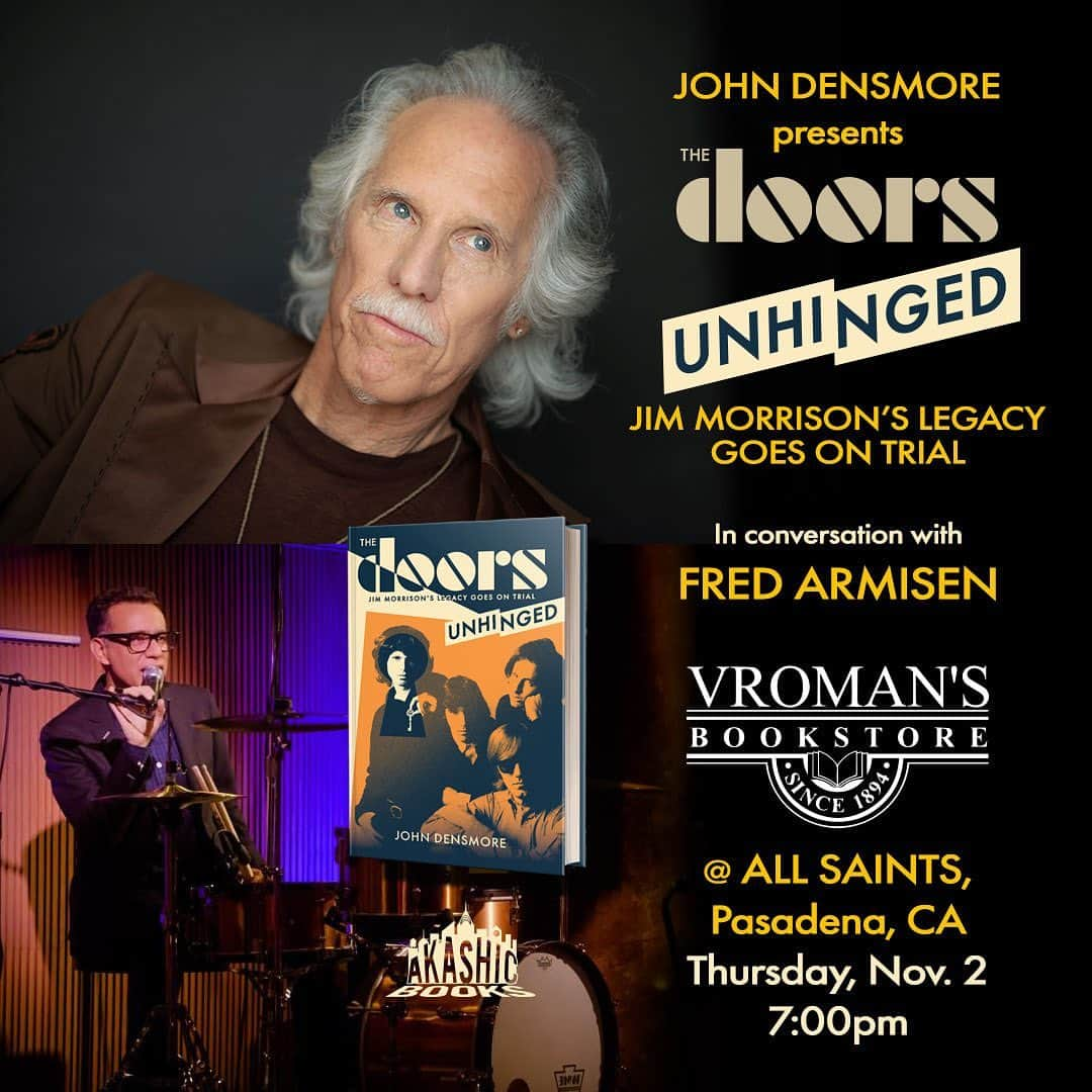 フレッド・アーミセンのインスタグラム：「@johndensmore @vromansbookstore」