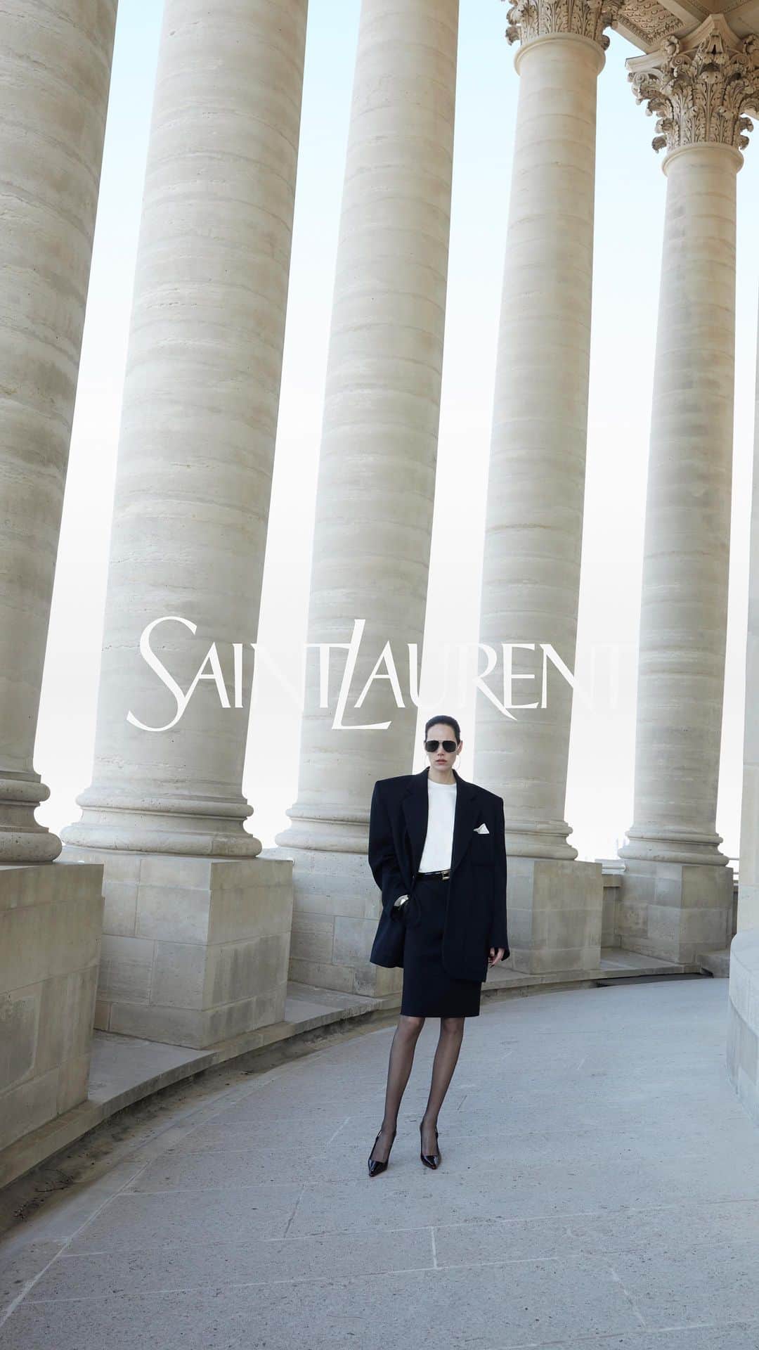 のインスタグラム：「Winter 23 by Anthony Vaccarello Directed by Juergen Teller   #YSL #YvesSaintLaurent #SaintLaurent #YSL51 @anthonyvaccarello」