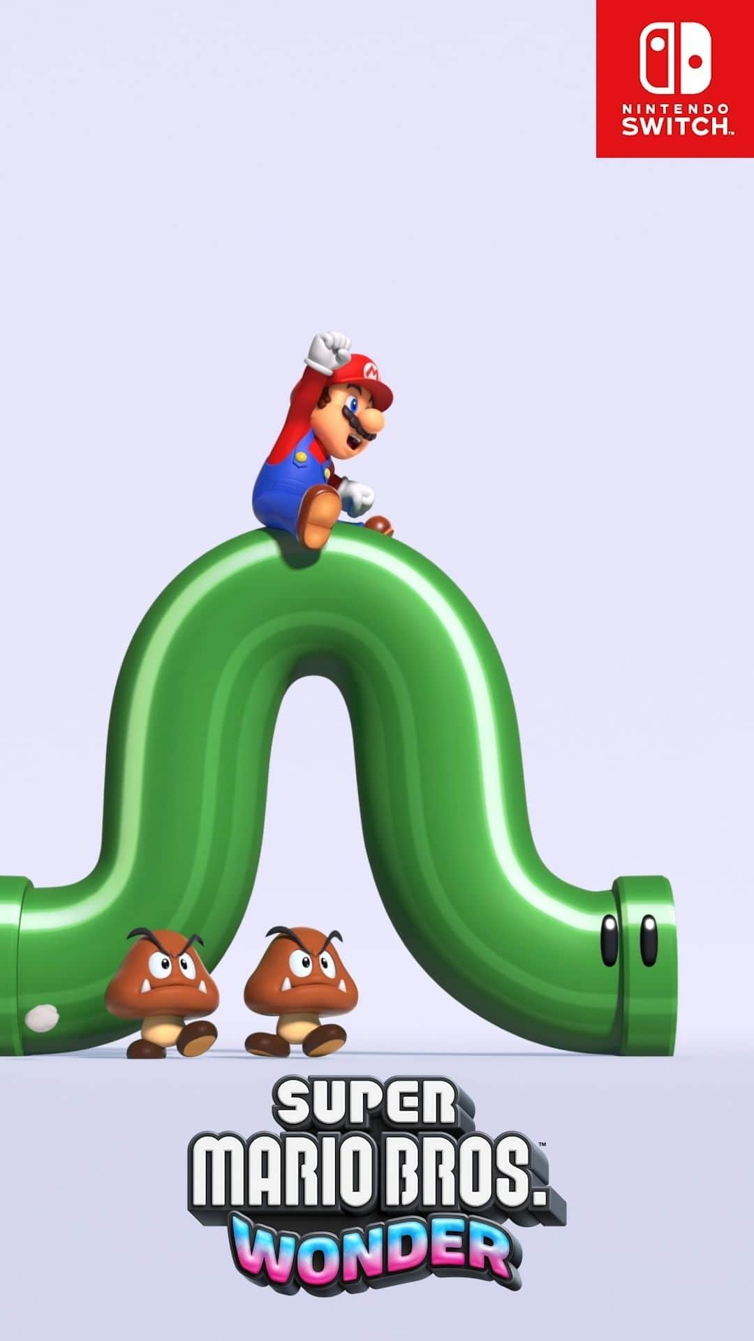 任天堂アメリカのインスタグラム：「All aboard the Inchworm Pipe!   #SuperMarioBrosWonder arrives next week!」