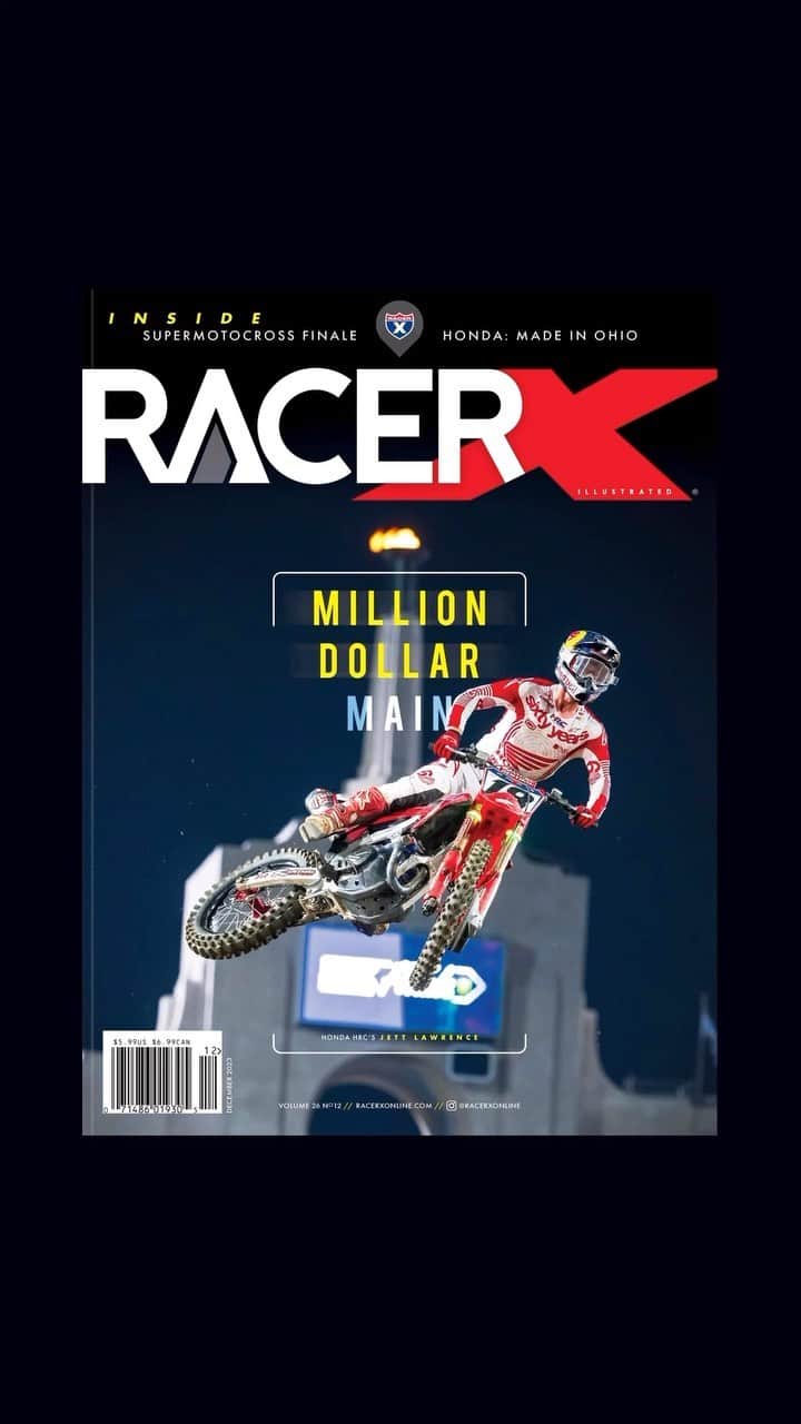 Honda Powersports USのインスタグラム：「COVER•WORTHY ‼️💪 Check out @jettson18 front & center on the December 2023 issue of Racer X Magazine. 📖  #Repost @racerxonline」