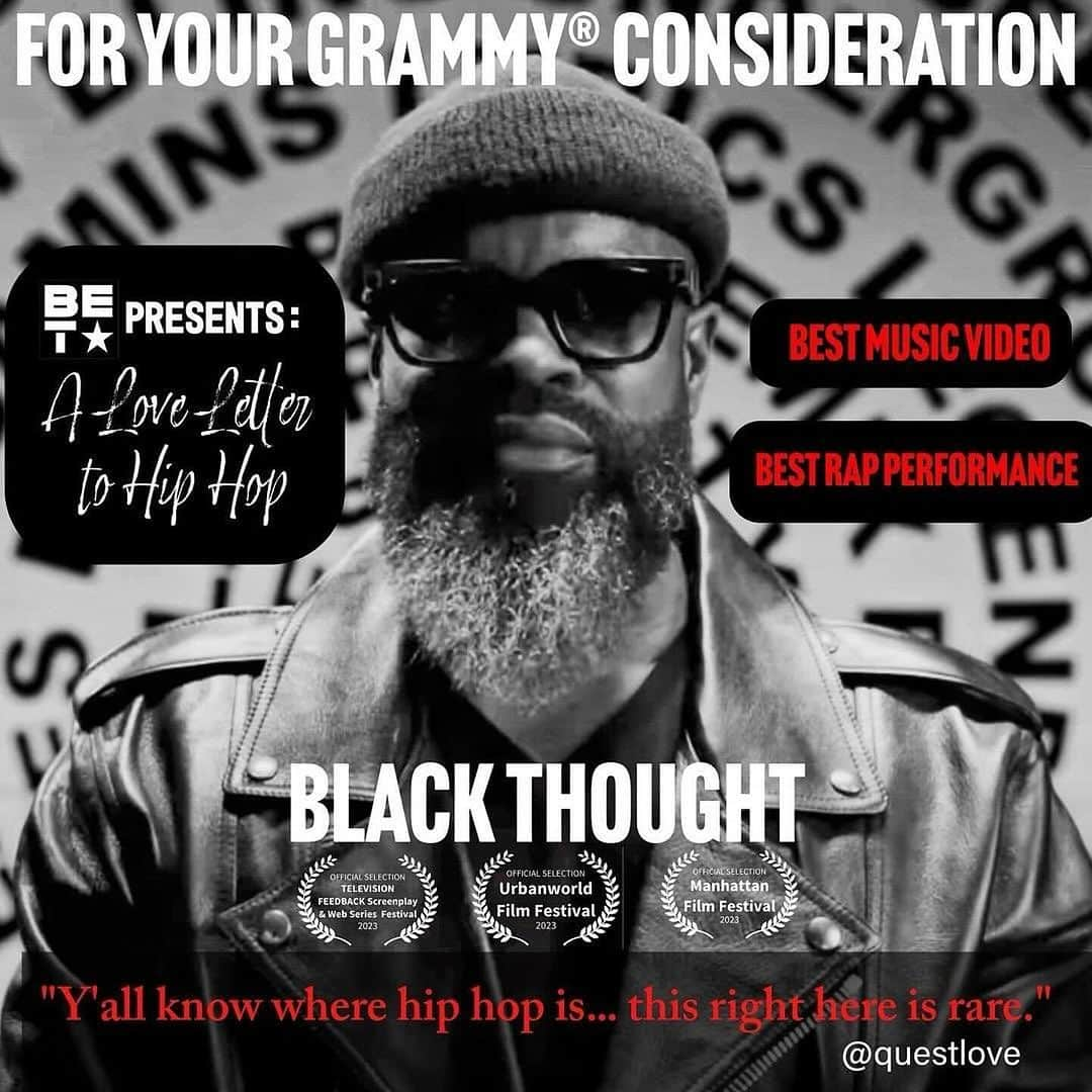 クエストラブさんのインスタグラム写真 - (クエストラブInstagram)「#Repost @theroots ・・・ FOR YOUR CONSIDERATION…  @blackthought」10月14日 4時08分 - questlove