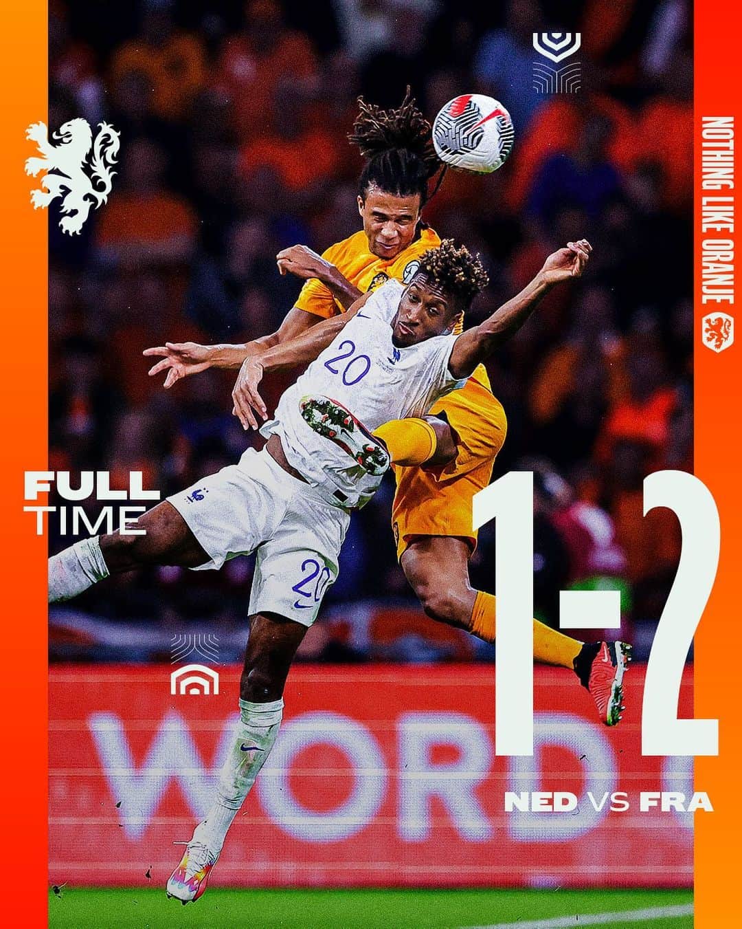 サッカー オランダ代表チームさんのインスタグラム写真 - (サッカー オランダ代表チームInstagram)「We fought till the end.   #NothingLikeOranje #NEDFRA」10月14日 5時42分 - onsoranje