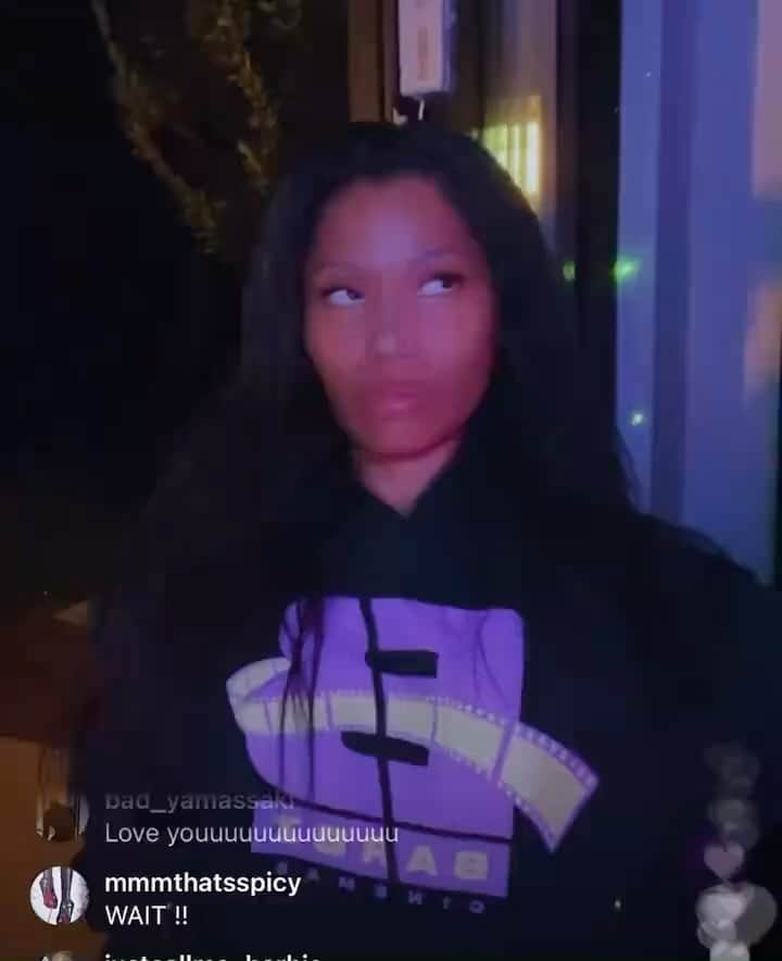 ニッキー・ミナージュのインスタグラム：「Swipe & listen with 🎧  🎀🎲🎲🏆😜🛎️🎊  Ok I got it. Leave your vote for one song to be let out the vault for #PinkFriday2.  #BahmBahm #NickiHendrix (Future) #ArcticTundra (JuiceWRLD)   LETS GOOOOOOOOOOO」