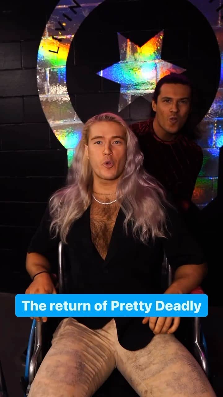 WWEのインスタグラム：「@eltonprince_pd and @kitwilson_pd get us ready for what will be a MASSIVE night on the Season Premiere of #SmackDown!」