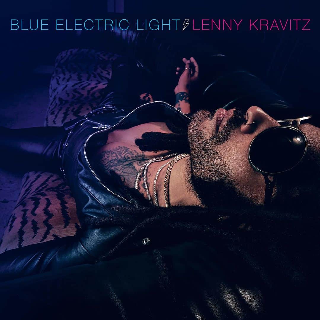 のインスタグラム：「I can’t wait for you to experience Blue Electric Light. Out March 15th. Pre-order now at www.lennykravitz.com」