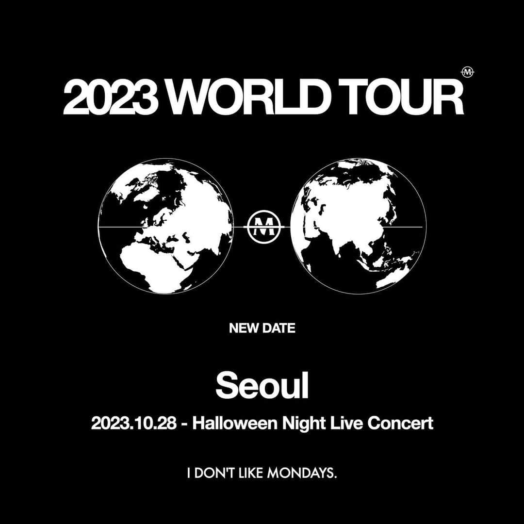I Don't Like Mondays.のインスタグラム：「2023 WORLD TOUR Seoul "Halloween Night Live Concert" #IDLMs_RUNWAY  #RUNWAYTOYOURCITY」