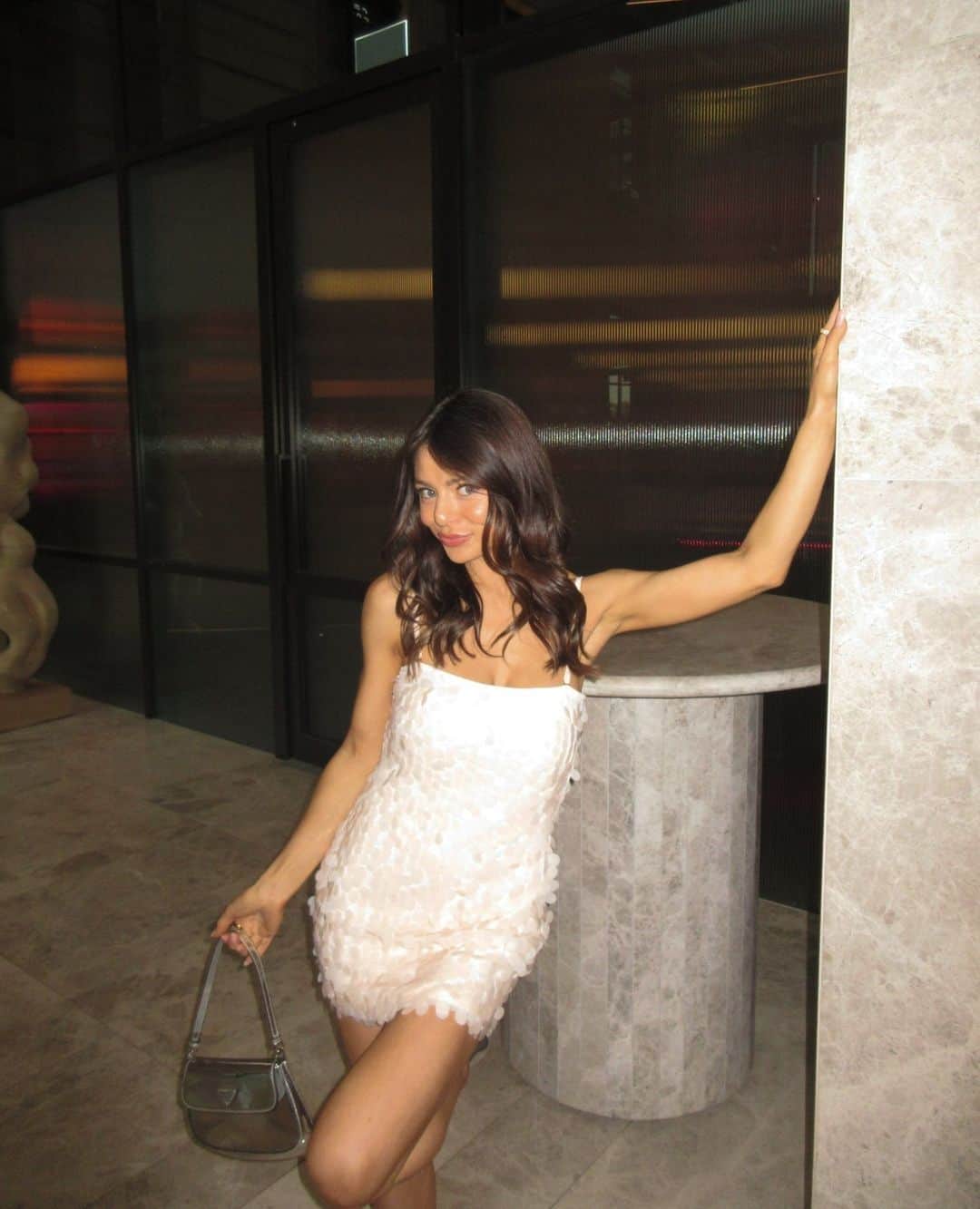 Beginning Boutiqueのインスタグラム：「Current obsession: Sequins ✨ The beautiful @marisaando wears our NEW Feelin' 22 Cream Sequin Mini Dress from our Birthday Behaviour Collection 🎀」