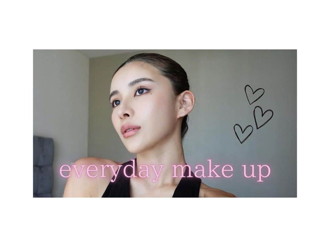 のインスタグラム：「毎日メイクのYouTube動画が上がりました🎵 良かったらぜひ〜🌸」