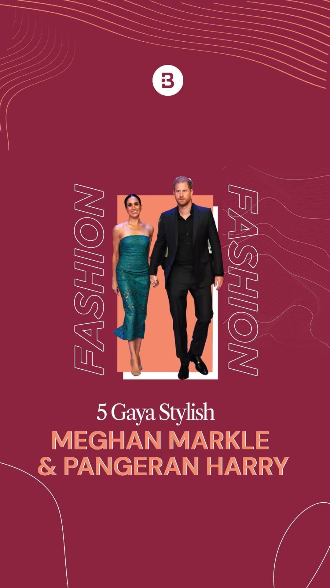 のインスタグラム：「Meghan Markle dan Pangeran Harry tampil fashionable di turnamen olahraga Invictus Games 2023 yang digelar di Düsseldorf, Jerman, beberapa waktu lalu. Seperti apa gaya stylish pasangan fenomenal yang satu ini? Saksikan video berikut ini!」