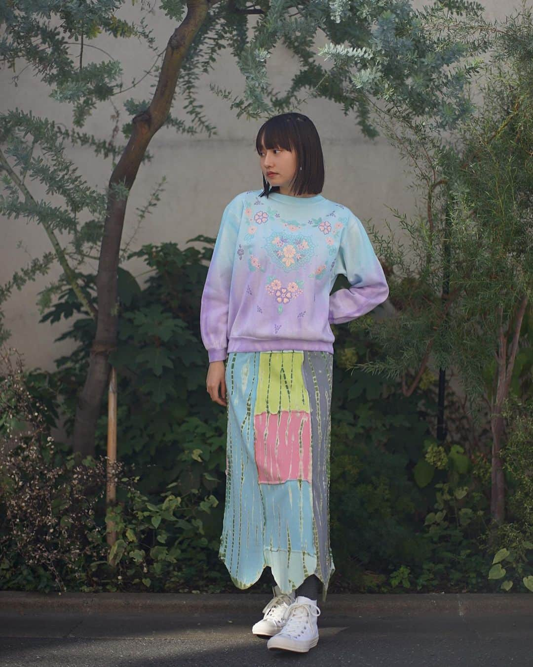 PUNK CAKEさんのインスタグラム写真 - (PUNK CAKEInstagram)「♤ NEW ARRIVAL ♤  ◆ Heart pastel color sweatshirts ◆ Pastel tie-dye long skirt  ♡10th Anniversary キャンペーン♡ 送料無料！ 10/4(水)～10/15(日)  今週の営業日は 10/14(土),15(日)となります。 是非お気軽にご来店下さい！  10月営業日/ 10/14,15,20,21,22 営業時間/ 13:00～20:00  住所/ 東京都目黒区鷹番3-4-10 2F  Model / @hamu.katsu.0」10月14日 18時25分 - punk_cake