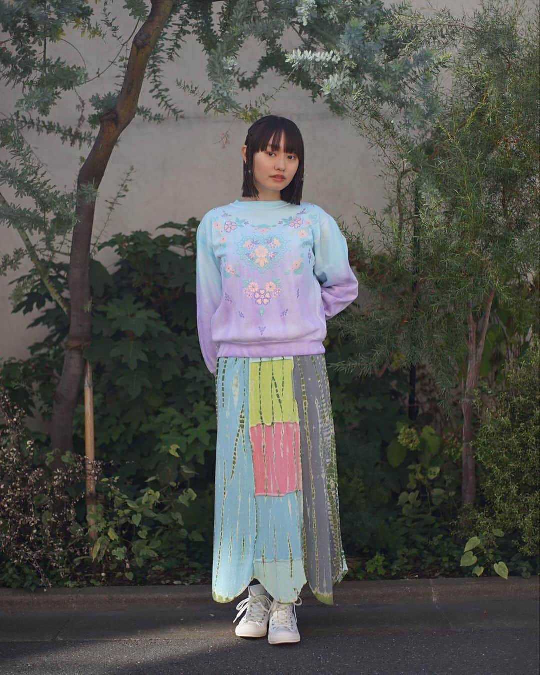 PUNK CAKEのインスタグラム：「♤ NEW ARRIVAL ♤  ◆ Heart pastel color sweatshirts ◆ Pastel tie-dye long skirt  ♡10th Anniversary キャンペーン♡ 送料無料！ 10/4(水)～10/15(日)  今週の営業日は 10/14(土),15(日)となります。 是非お気軽にご来店下さい！  10月営業日/ 10/14,15,20,21,22 営業時間/ 13:00～20:00  住所/ 東京都目黒区鷹番3-4-10 2F  Model / @hamu.katsu.0」