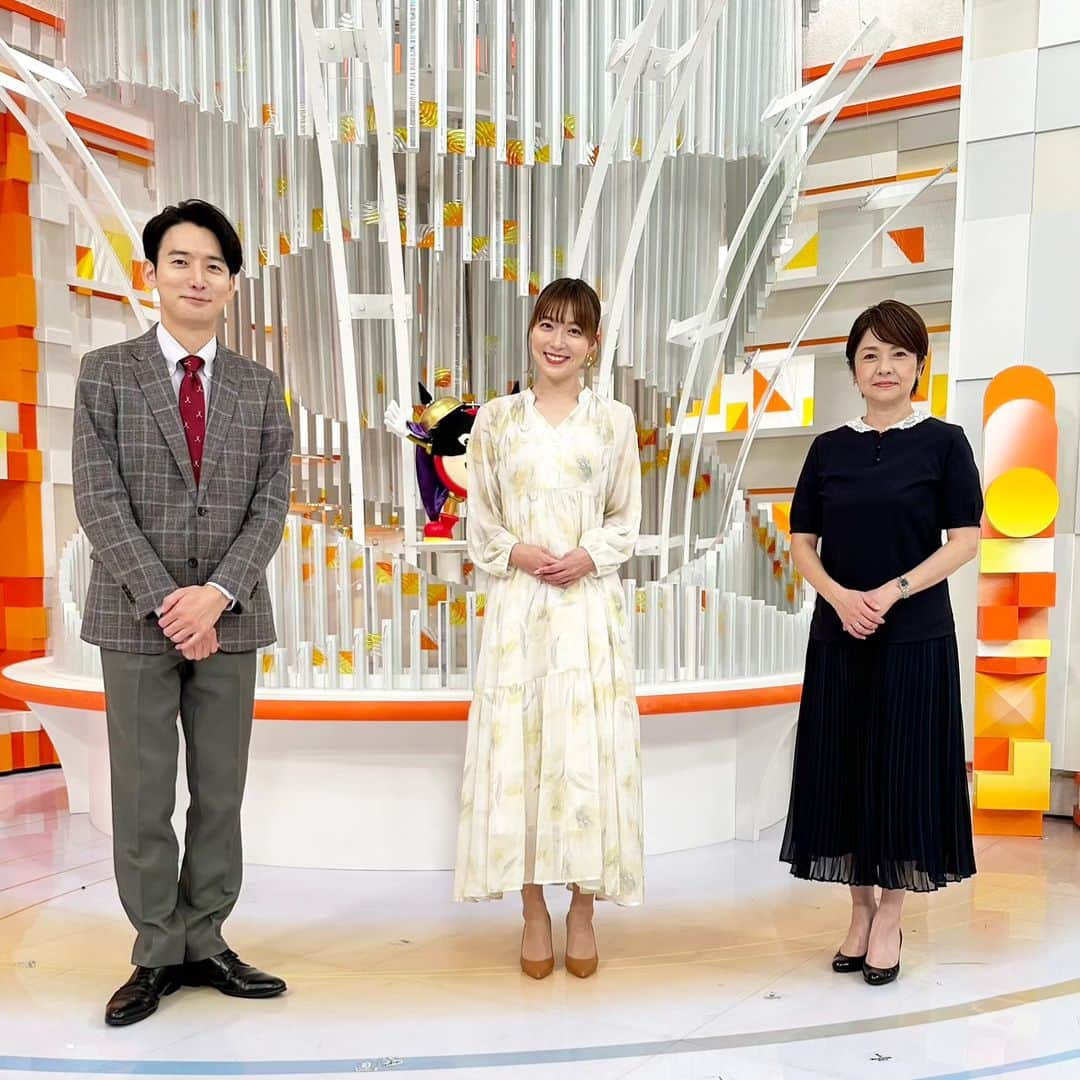 フジテレビ「めざましテレビ」さんのインスタグラム写真 - (フジテレビ「めざましテレビ」Instagram)「きょうも #めざましどようび をご覧いただきありがとうございました✨  スタジオに生出演してくれた #桜田ひより さんが素敵でしたね⏰💓  そして #西山喜久恵 アナは富士五湖を取材した #もえ予報 のVTRに行きたいカフェを発見し…😆  #生田竜聖 #阿部華也子」10月14日 9時51分 - mezamashi.tv