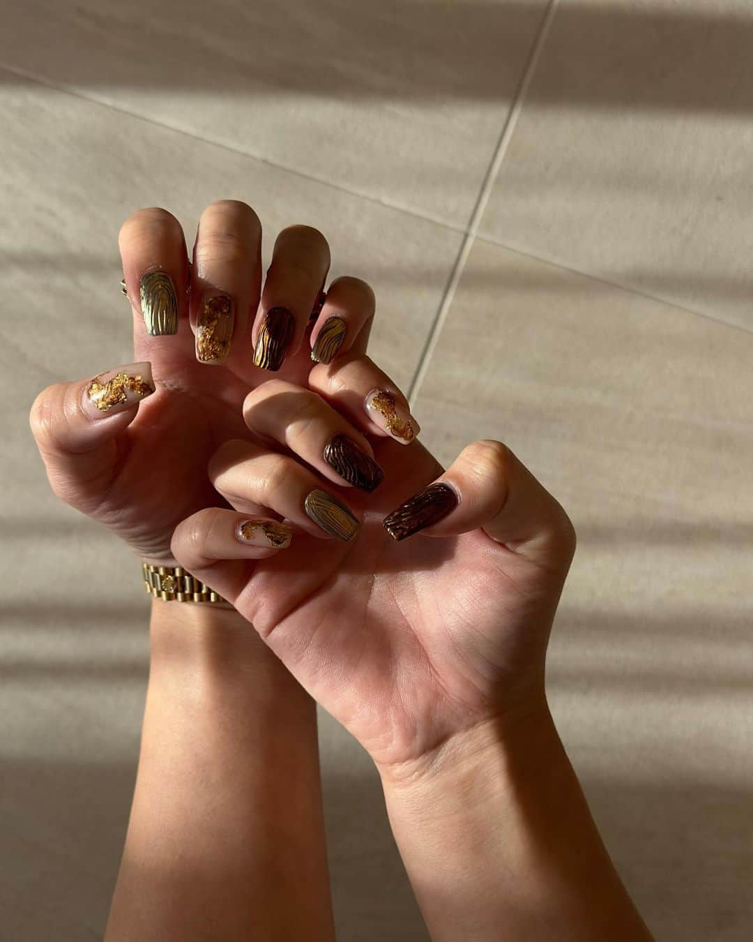 Azuのインスタグラム：「最近のnail💅 #ネイル#nail#ニュアンスネイル」