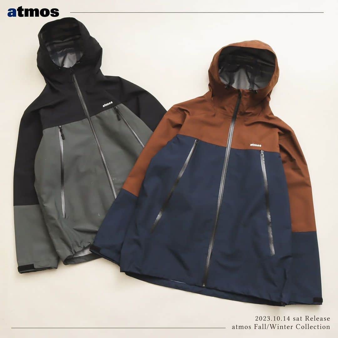 Sports Lab by atmos OSAKAのインスタグラム：「. ↓↓↓ 10/14(SAT)RELEASE atmos MOUNTAIN PARKA mat-jk0030- blk / brn ¥39,600-(tax included) size : M / L / XL / XXL」