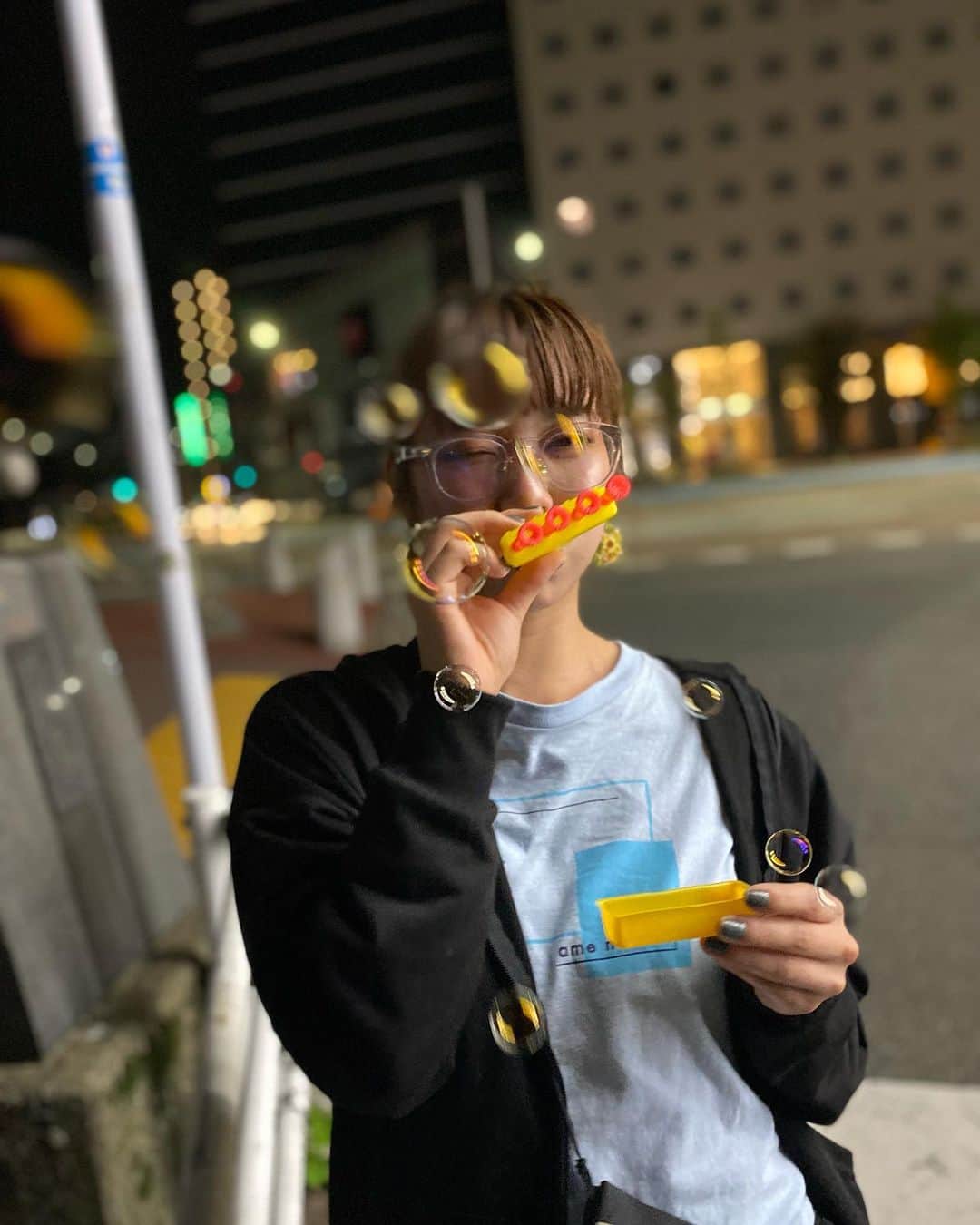 のインスタグラム：「福岡といえばシャボン玉だよね！」