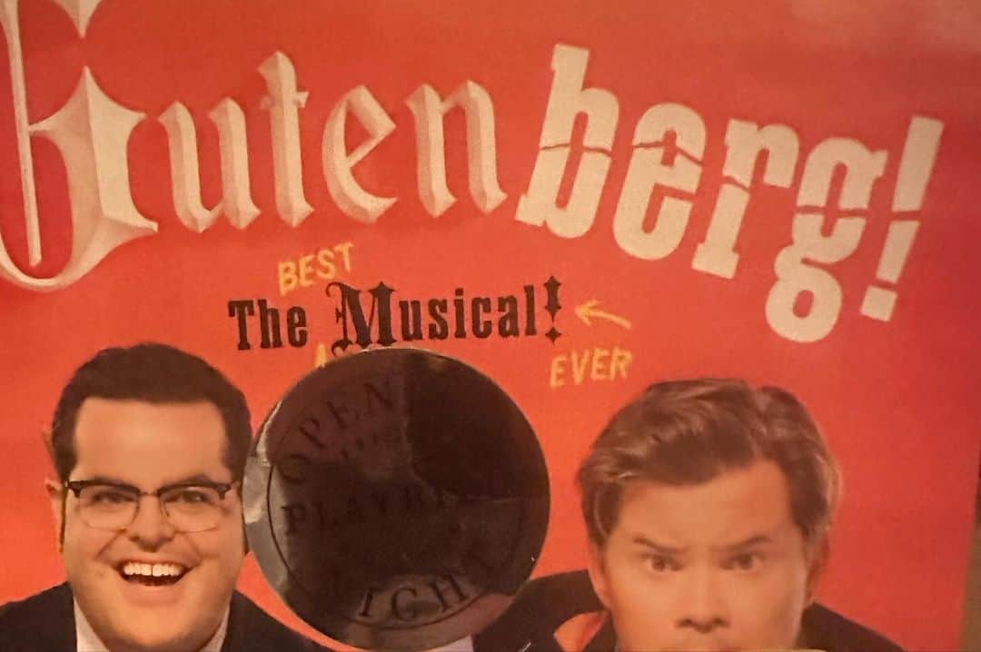 ビジー・フィリップスさんのインスタグラム写真 - (ビジー・フィリップスInstagram)「1.&2.: last night i got to see what my sweet and beyond talented friend @andrewrannells has been working on with @joshgad and it was so brilliant ❤️ if you can! go see @gutenbergbway !  3. my friend @alanstarzinski is in town and as his older female friend, i was required to take him to a “fancy broadway opening “ so. OK! 🤷‍♀️ 4. his (assumed) youth rubs off on me b/c when we hang out, it looks like 2 toddlers have been there(adults with ADHD whatever)  5. OK- at my friend(@carriebyalick ‘s) birthday last month there was a woman wearing a dress that i was sincerely angry about because i didn’t have it or know what brand it was- and she pointed me to @queensofarchive and that’s what this dress is and i FUCKING LOVE IT - the Sally Jesse Raphael glasses are legit blue blockers and i liked the look BUT i will say, the musical did look very orange until i took them off halfway through.  6. sometimes when i do a carousel i don’t understand how to make all the pictures fit but here i thought the dress in its entirety was more important than my face because we all mostly know what that looks like.  7. @andrewrannells & @joshgad are so great and this is a good picture of them i didn’t take.✨ 8. guys. this. is the PUG pot. Like the pig pots. but a PUG. Pottery has been insane lately. i’ll tell you about it later.  9. agh. i think this is the best picture of me in a long time from @privateshannon it encapsulates SO MUCH- i just love it. if this were a competition for the next instagram husband, shannon would probs win.  10. my cousin @camtuckr sent me this photo a few days ago of my grandmother, my 2 tiny cousins(Cam and his brother ) and a very teenage me seeing some show in Chicago. And anyway, my God. what a pic. Hang it in the Whitney, I guess? (Permanent collection.) Hang it all there!」10月14日 11時40分 - busyphilipps
