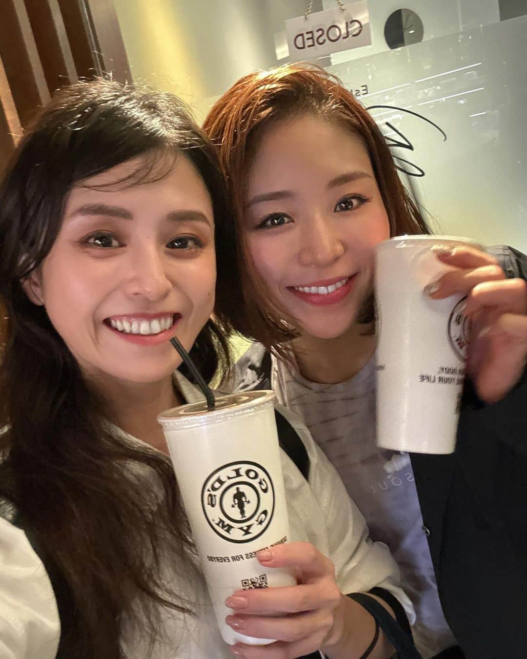 齋藤優紀のインスタグラム：「つらいトレーニングも、友達とやると頑張れる🥰 @nodoka_pilates  一緒にトレーニングありがとう🥰  #jclassic  #kclassic  #nabba #model  #workout  #beautiful  #fitnessgirl  #fitness  #training  #トレーニング  #筋トレ #gym  #フィットネス #筋肉 #美ボディ #ゴールドジム  #ワークアウト  #エニタイム  #エニタイム 女子 #フィットネスモデル  #トレーニングジム  #トレーニング好きな人と繋がりたい  #トレーニング好きと繋がりたい  #プロテイン #減量  #アンバサダー #optimum  #初代プロ」