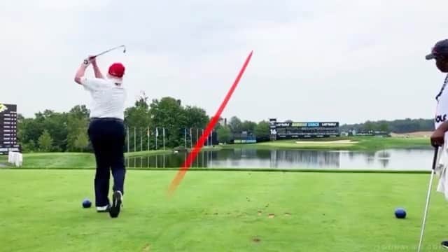 ドナルド・トランプのインスタグラム：「ANOTHER GREAT SHOT!⛳️」