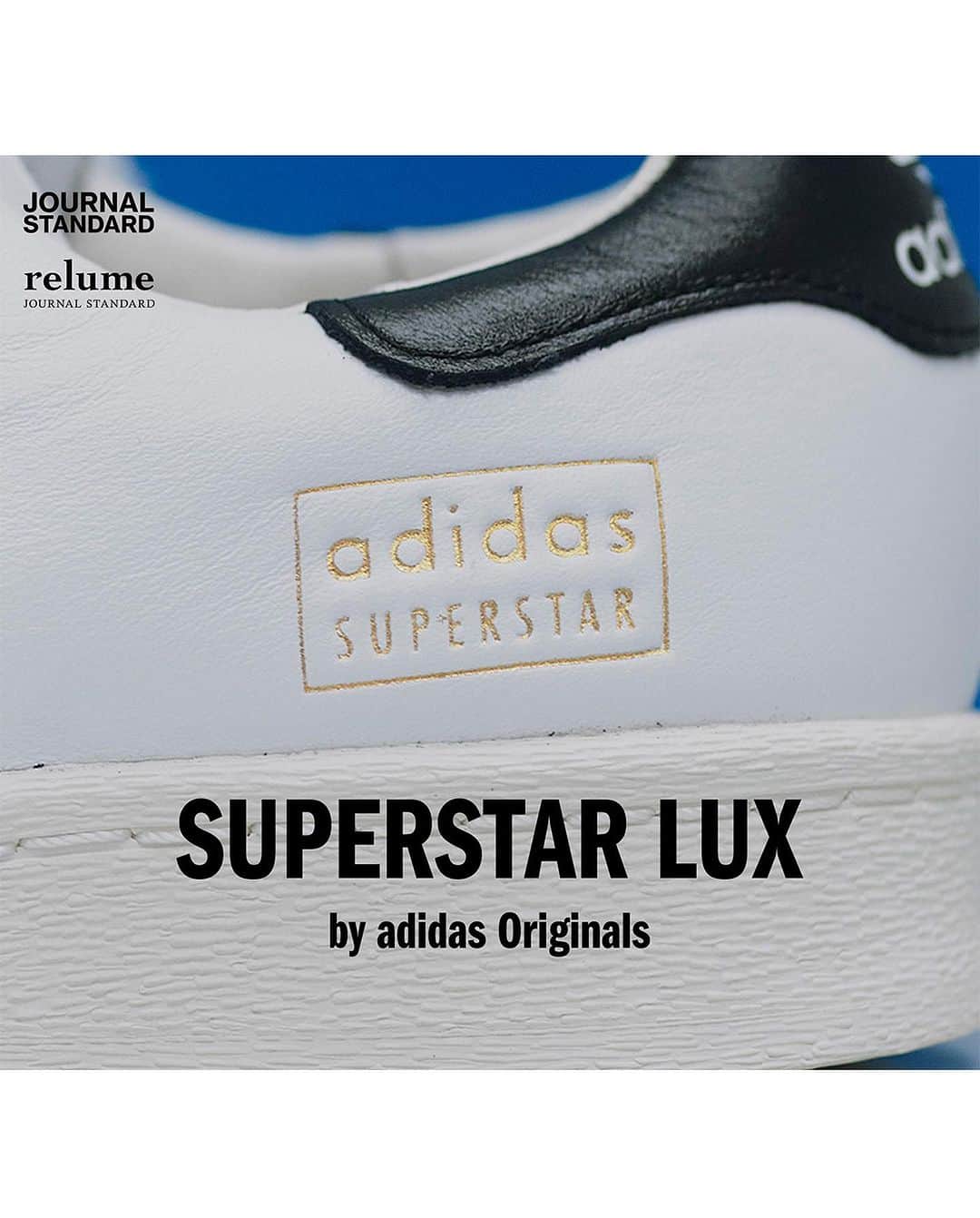 JOURNAL STANDARDさんのインスタグラム写真 - (JOURNAL STANDARDInstagram)「SUPERSTAR LUX by adidas Originals  1972年に誕生した三つ葉を意味するトレフォイルロゴをシンボルマークに、クリエイティブな人々に支持されているadidas Originalsは、スポーツウェアブランドの雄として輝きを放つ。  その長きに渡る歴史の中で不動の地位を築く名作スニーカー「SUPERSTAR」は、様々なカルチャーと密接な関係を結んでいる。  そんな意匠を今季のJOURNAL STANDARDとJOURNAL STANDARD relumeはオールレザー仕様の「SUPERSTAR LUX」をホワイトとブラックのスリーストライプスを纏ったオリジナルカラーとして待望のリリース。  確かな軌跡を辿ったクラシックを、現代的なフィルターを通してアップデートすることで、よりラグジュアリーな趣きに。  時代のコンテクストと呼応しながら、常に進化し続ける「SUPERSTAR」は我々のオーセンティックと言っても過言ではないだろう。  ▼link https://baycrews.jp/feature/detail/10003  @adidasoriginals  ------------------------------  Styling&Direction_Ryota Yamada Photo_Masaya Tanaka【TRON management】 Movie_Naohiro Ohashi Hair_Yusuke Morioka【eight peace】 Make-up_Kie Kiyohara【beauty direction】 Edit_Ryotaro Miyazaki  ------------------------------  ■【ADIDAS/アディダス】SUPERSTAR LUX JS EXCLUSIVE ¥19,800 tax included No.23093410001730 size：22/22.5/23/23.5/24/24.5/25  ■【adidas Originals/ アディダス オリジナルス】SUPERSTAR LUX -予約- ¥19,800 tax included No.23093610006930 size：25.5/26/26.5/27/27.5/28/28.5/29  ------------------------------  #baycrews #journalstandard #2023AW #adidasOriginals #ジャーナルスタンダード #ベイクルーズ #アディダスオリジナル」10月14日 12時28分 - journalstandard.jp