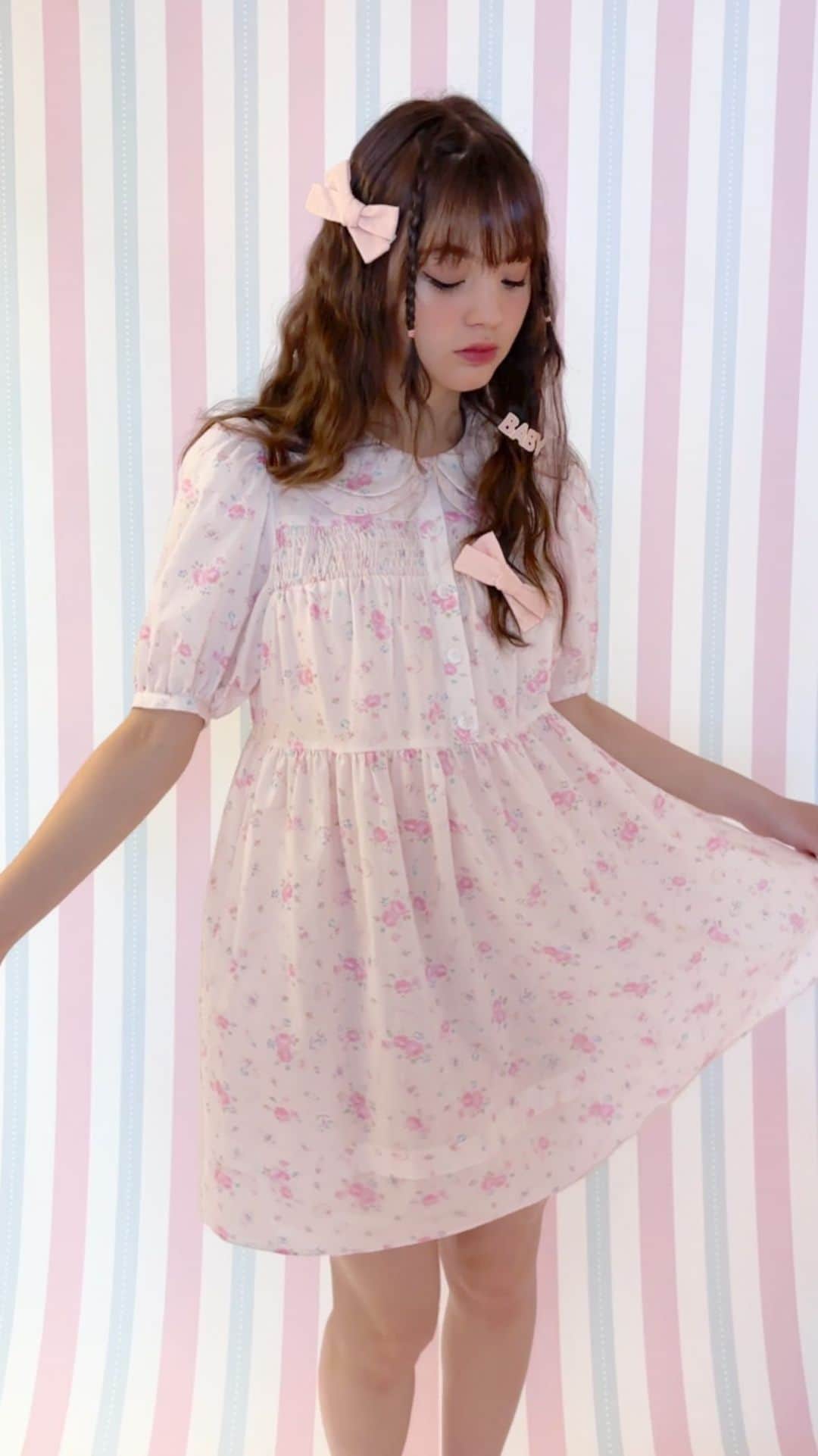 ケイティのインスタグラム：「౨ৎ 𝐵𝒜𝐵𝒴 𝐵𝒰𝒩𝒩𝒴 𝒮𝐻𝒪𝒲𝐸𝑅 ౨ৎ  #katiethestore」