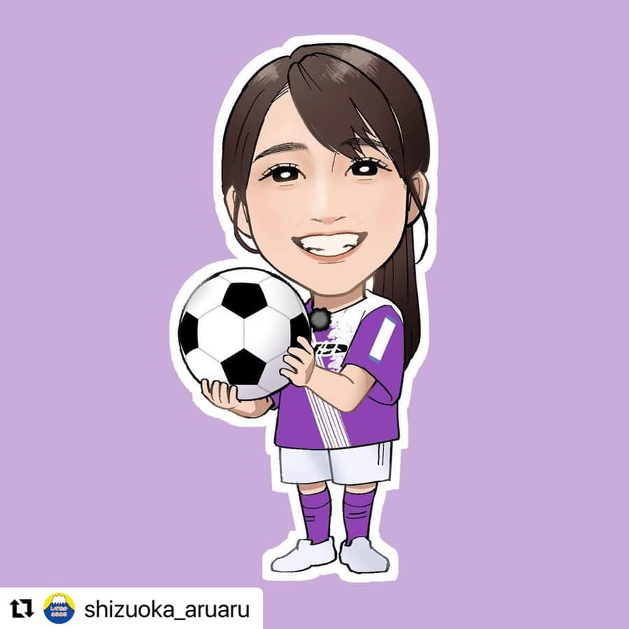 岩本恵美加さんのインスタグラム写真 - (岩本恵美加Instagram)「𓇠  イラストにしてもらえるなんて 初めてのことでびっくり！  可愛く描いてもらえて 嬉しいなぁぁ🤭🎵  @shizuoka_aruaru さん ありがとうございました😊  　　  今月のホーム戦は今日しか行けないから 一生懸命応援するぞー！🔥  　　  #キャラクター化 #似顔絵 #似顔絵イラスト  #岩本恵美加」10月14日 14時08分 - emk_iwmt