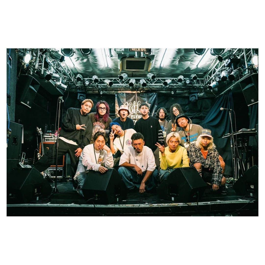 HIDEのインスタグラム：「THANK YOU 心斎橋BRONZE!! THANK YOU REDLINE TOUR 2023!!  ありがとうございました！」