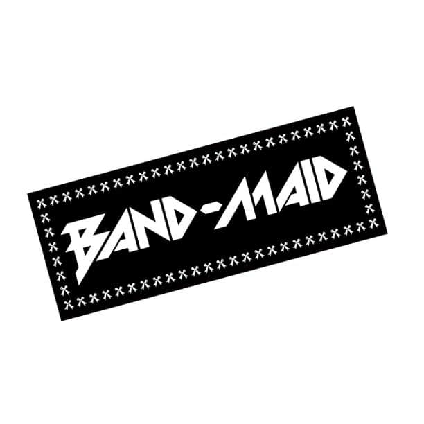 BAND-MAIDのインスタグラム：「10TH ANNIV. LOGO FACE TOWEL #bandmaid #横浜アリーナ」