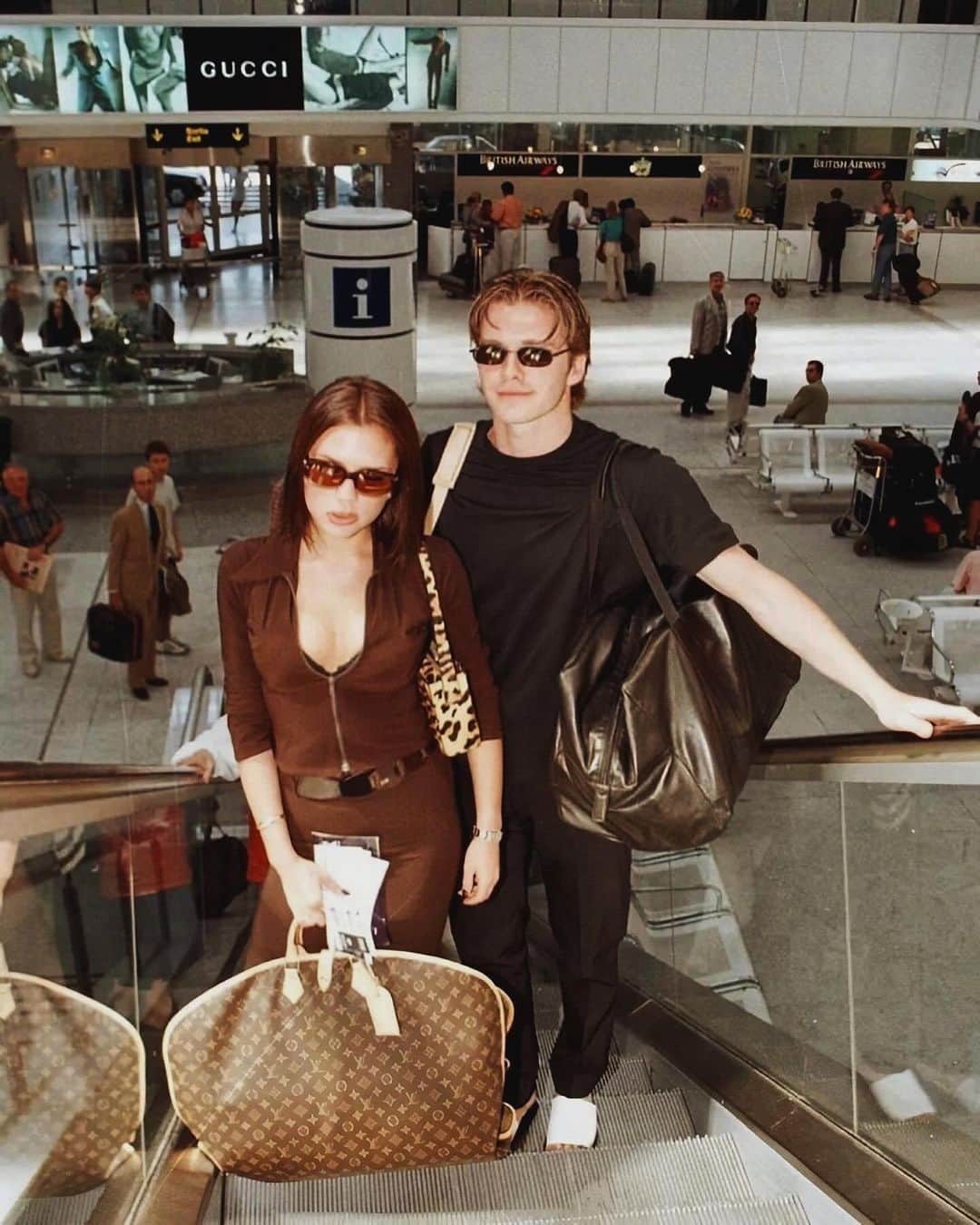 Beginning Boutiqueのインスタグラム：「David and Victoria Beckham, 1997 🤍 Who has watched the new Beckham documentary series?!?⁠ ⁠ Credit: @90s.daily」