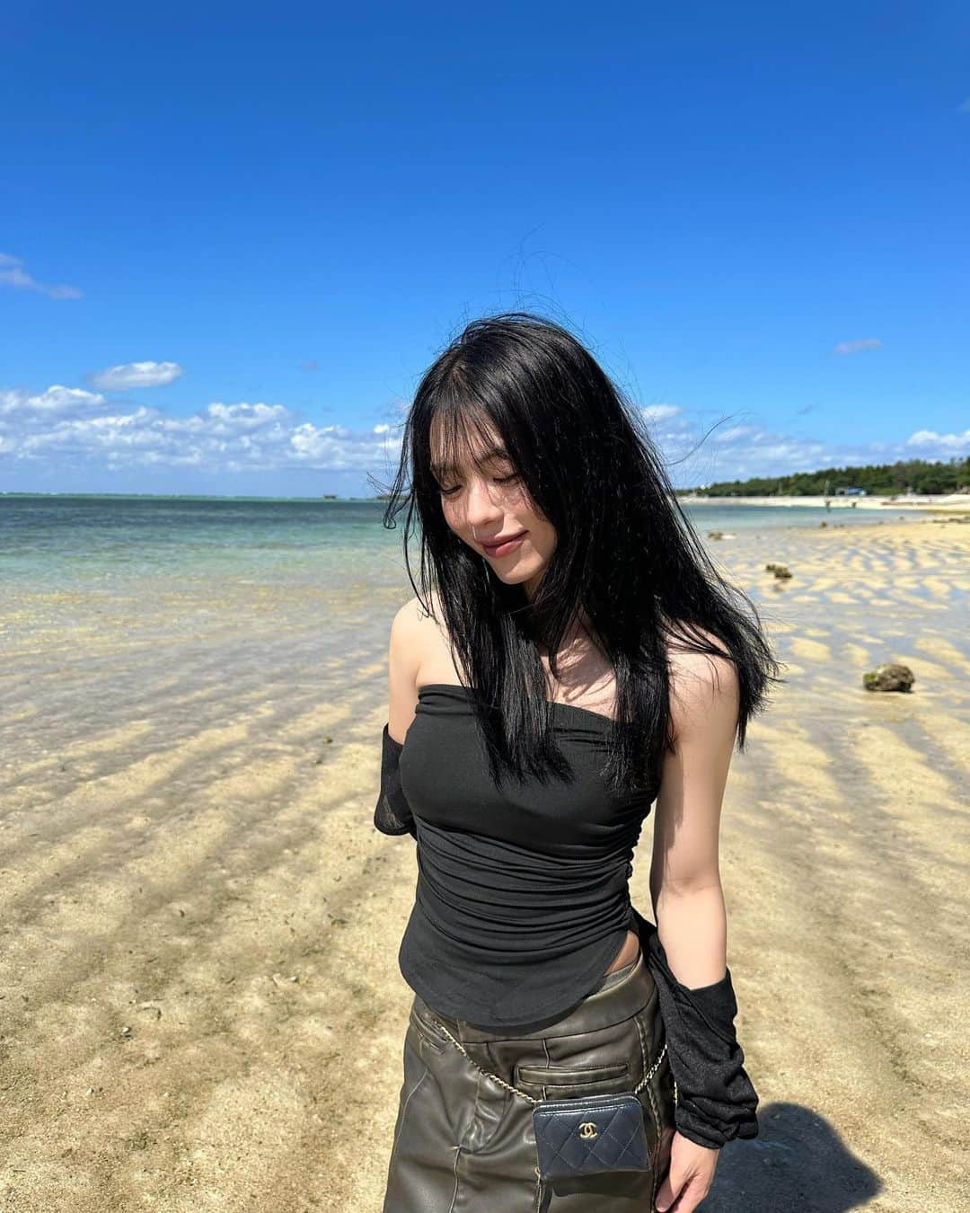 井手上漠さんのインスタグラム写真 - (井手上漠Instagram)「沖縄まだ全然夏だった！🏝️🤍」10月14日 19時13分 - baaaakuuuu