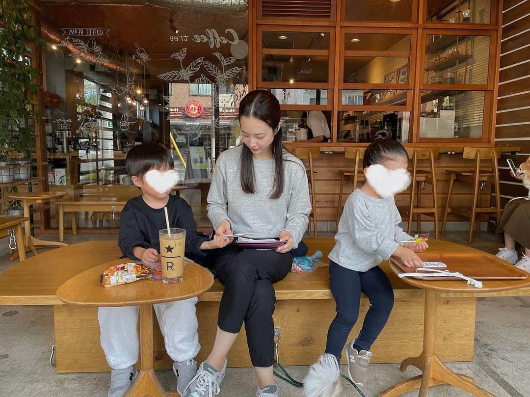 藤田ななみのインスタグラム：「先日の☕️🫶🏻🕊️」